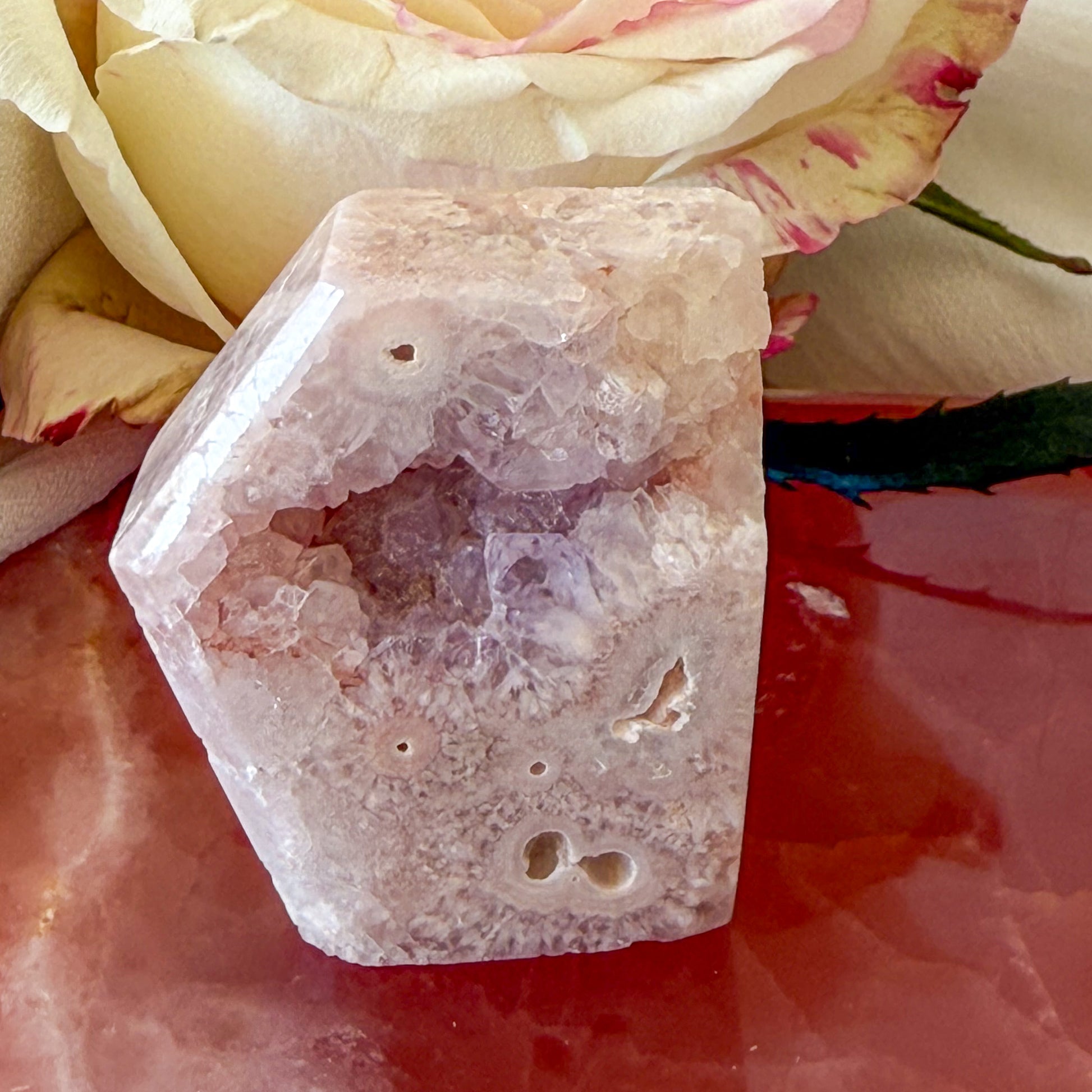 Pink Amethyst Freeform #1137-Happily Zen