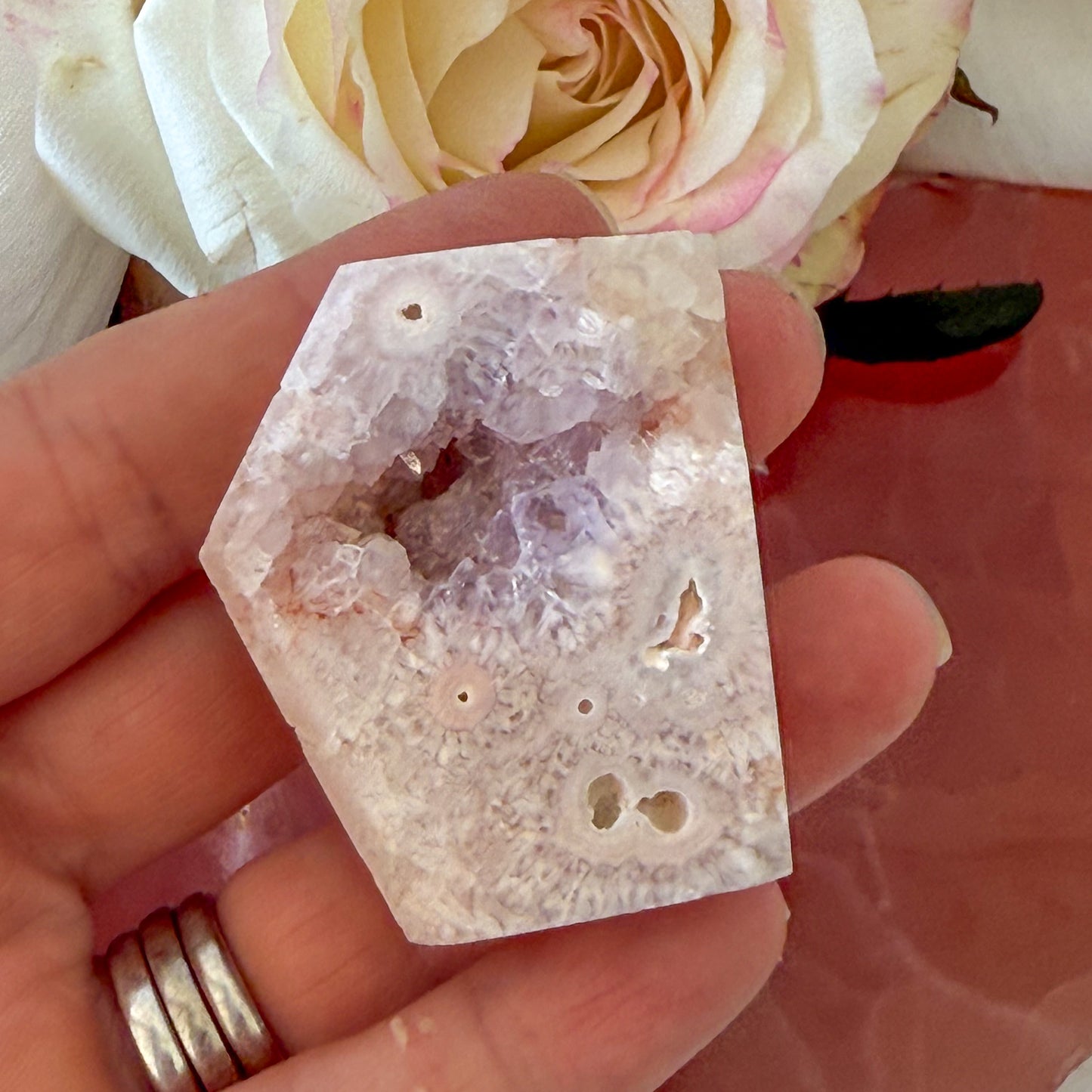 Pink Amethyst Freeform #1137-Happily Zen