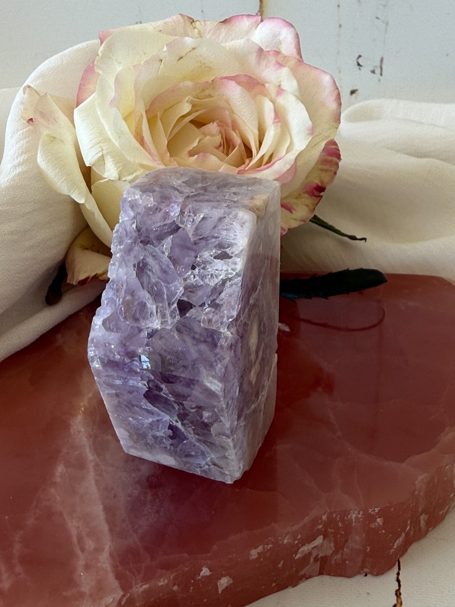 Pink Amethyst Freeform #1138-Happily Zen