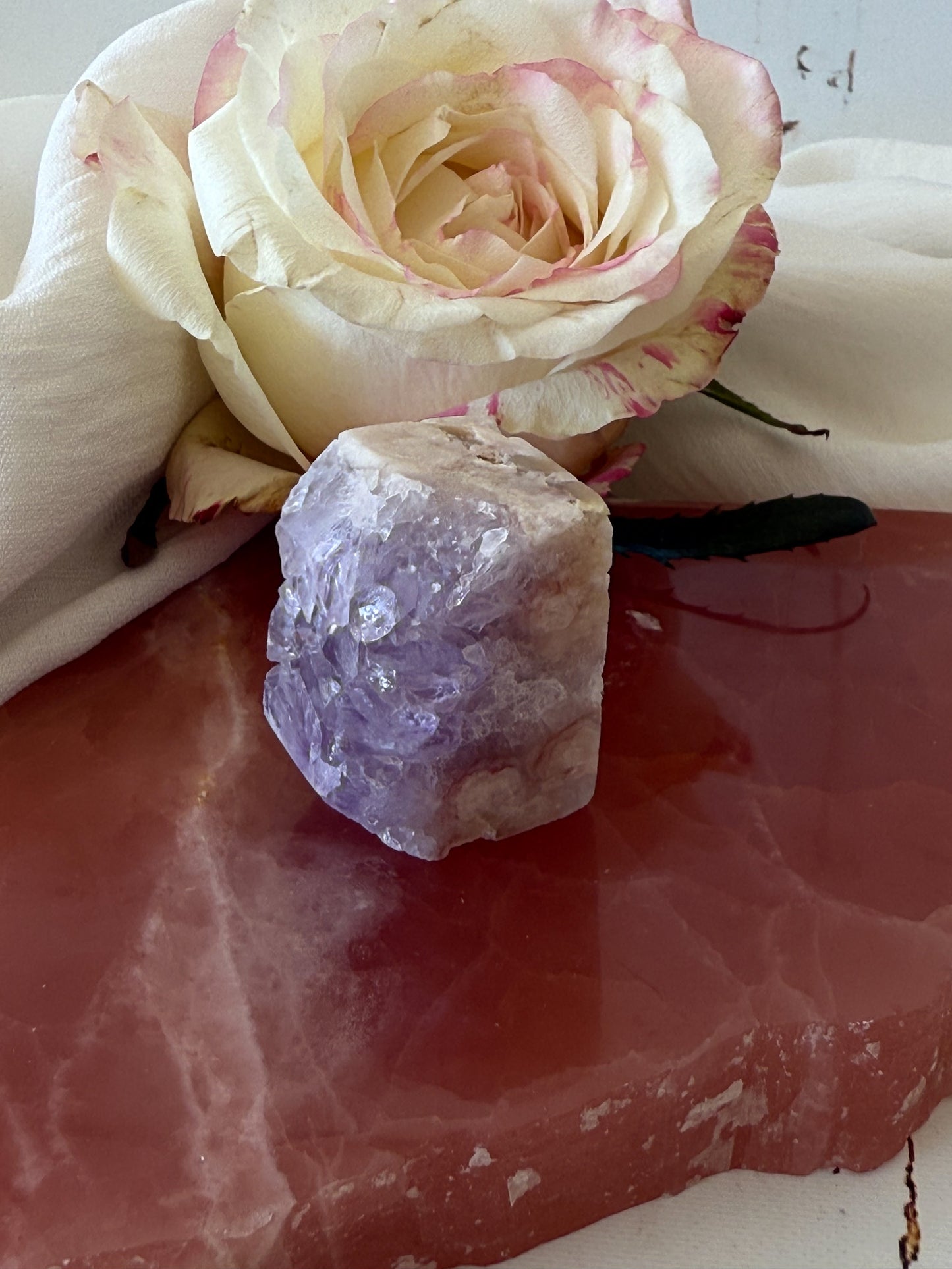 Pink Amethyst Freeform #1139-Happily Zen