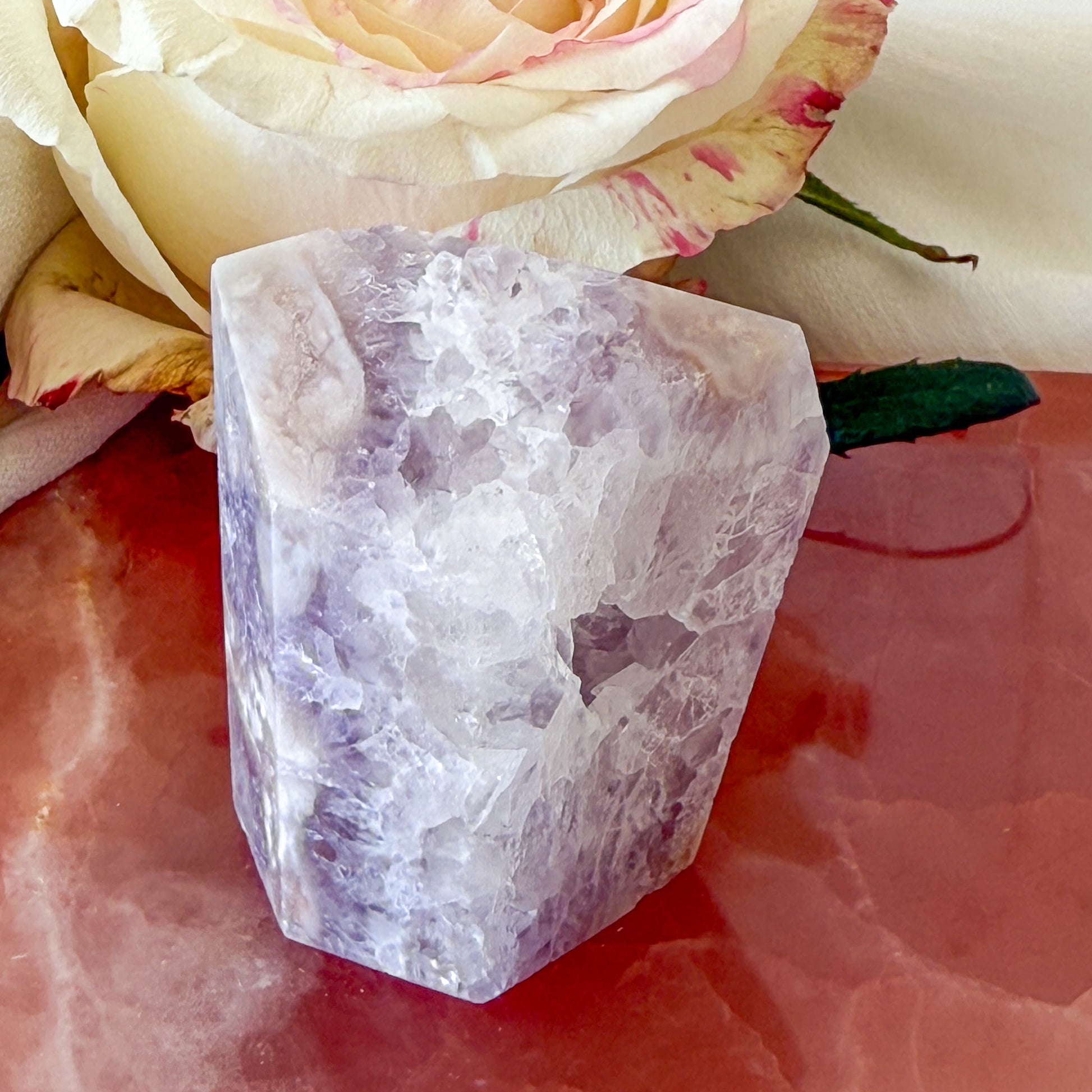 Pink Amethyst Freeform #1142-Happily Zen