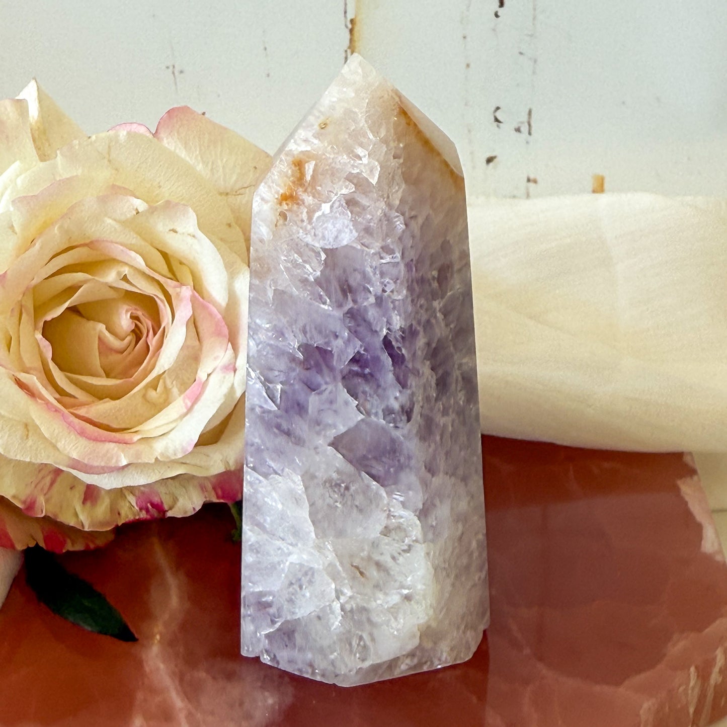 Pink Amethyst Tower #1201-Happily Zen