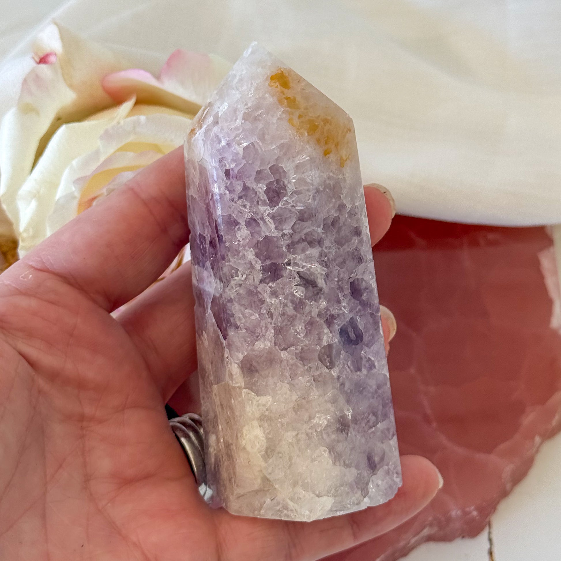 Pink Amethyst Tower #1201-Happily Zen