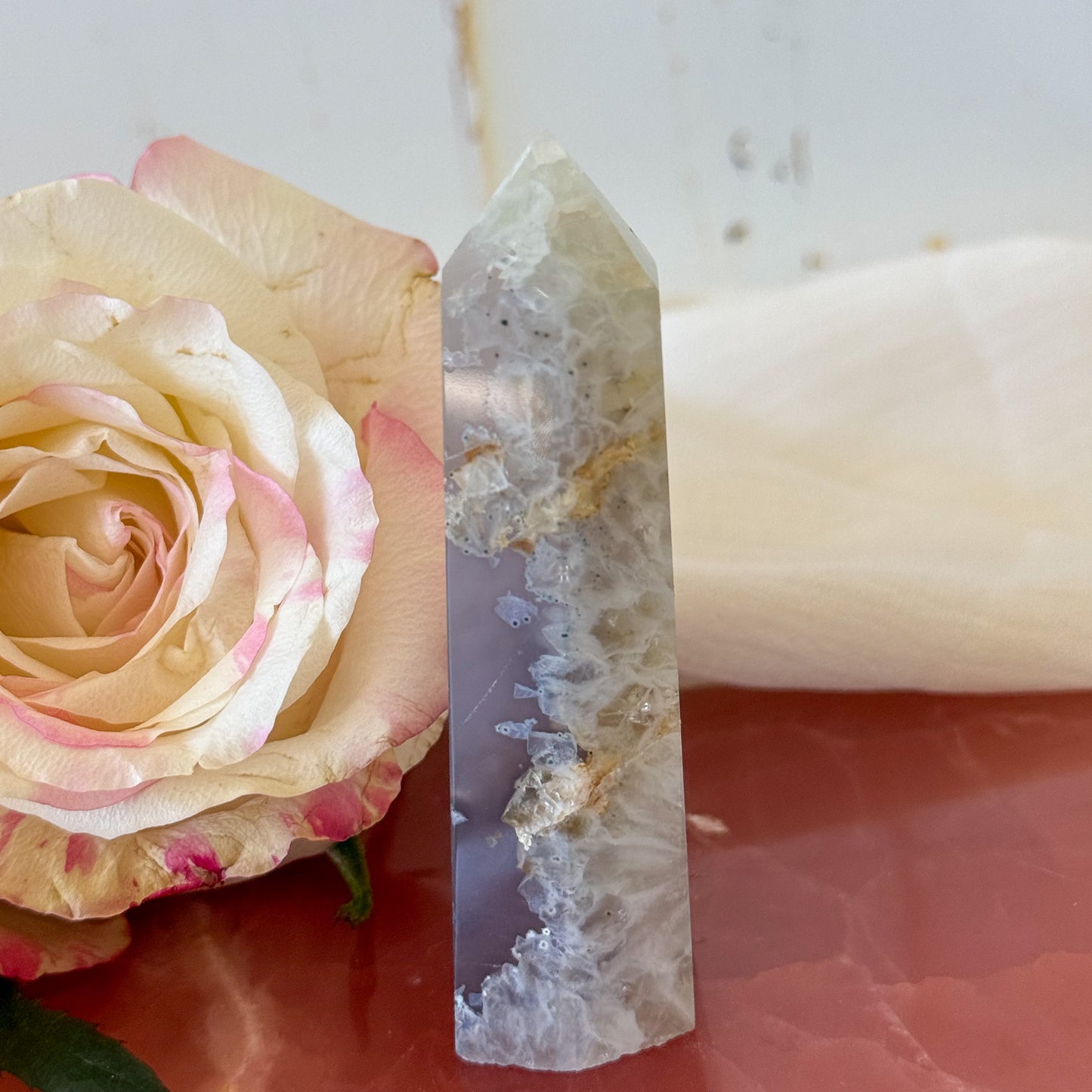 Pink Amethyst Tower #1202-Happily Zen