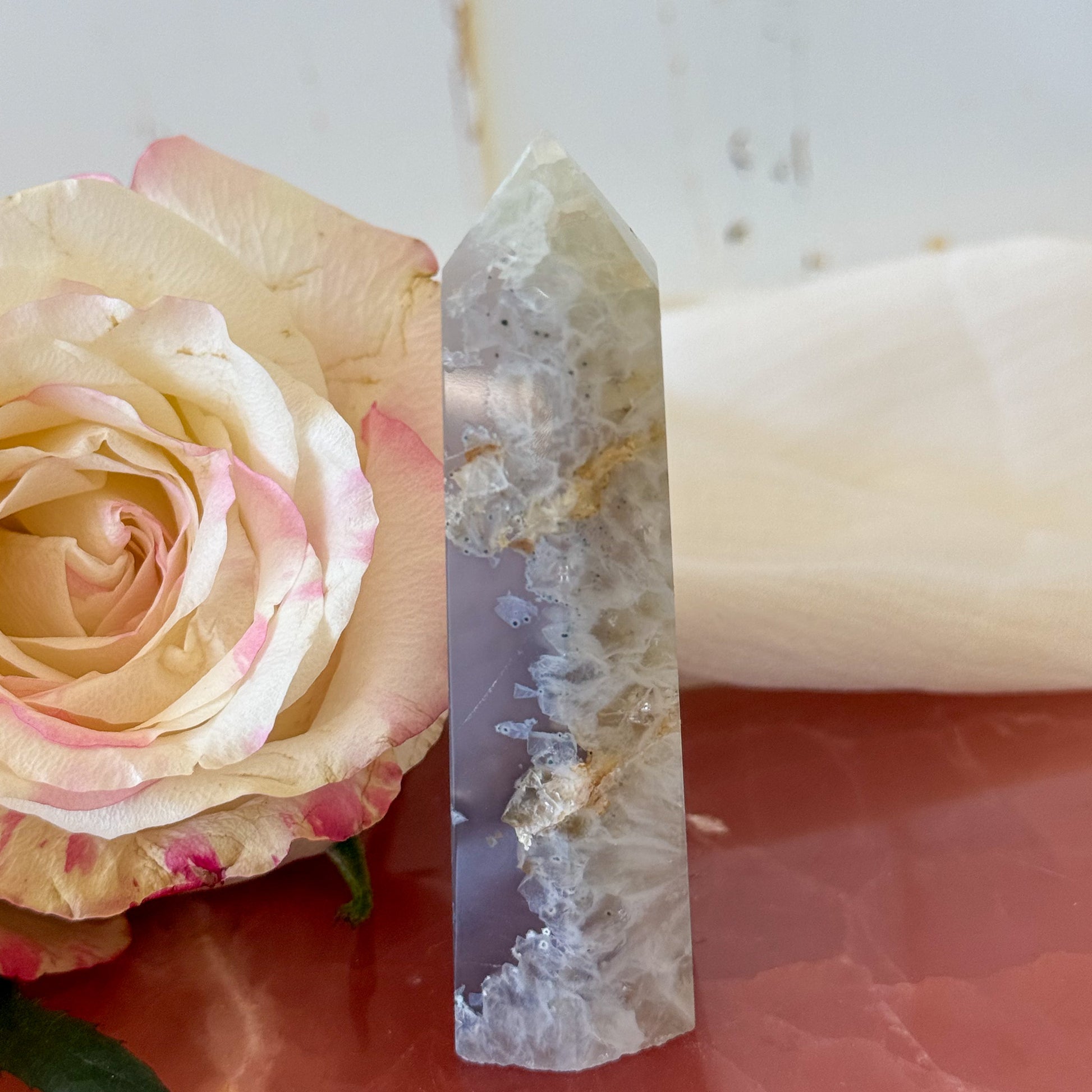 Pink Amethyst Tower #1202-Happily Zen