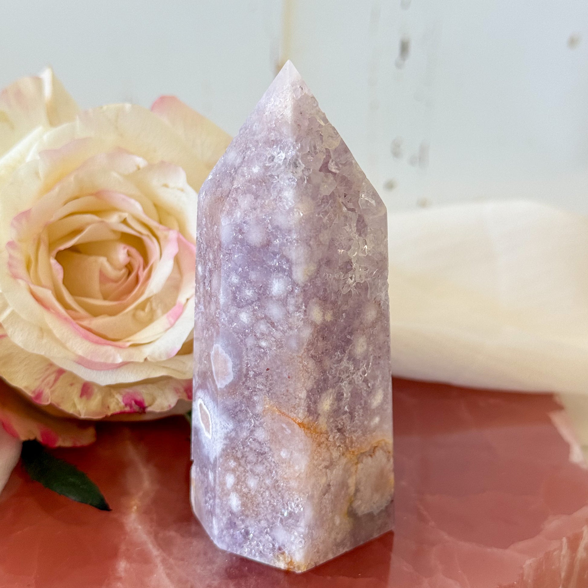 Pink Amethyst Tower #1205-Happily Zen