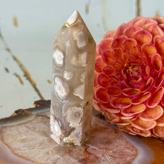 Flower Agate Tower #1104