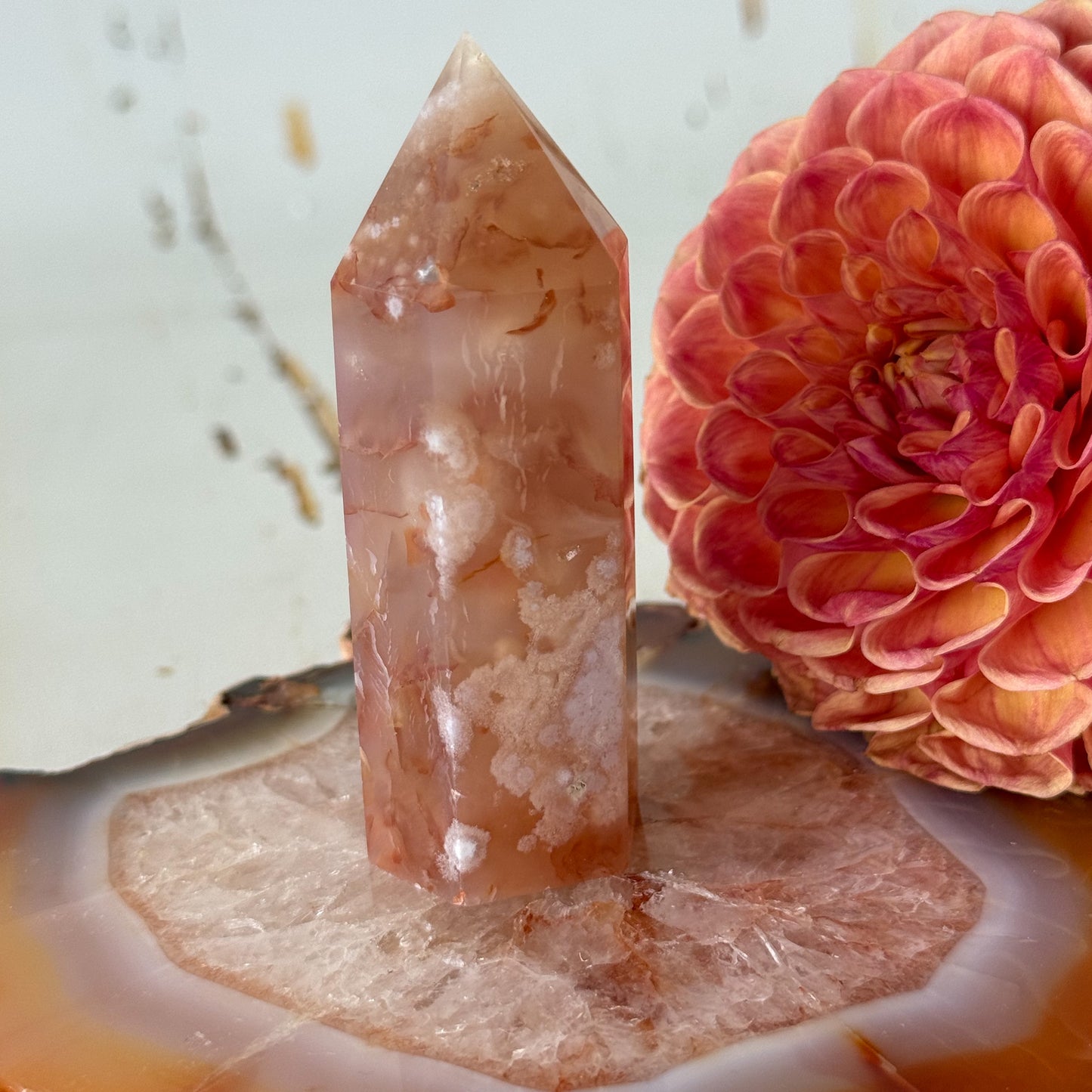 Flower Agate Tower #1106