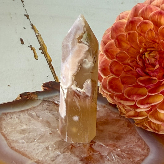 Flower Agate Tower #1109