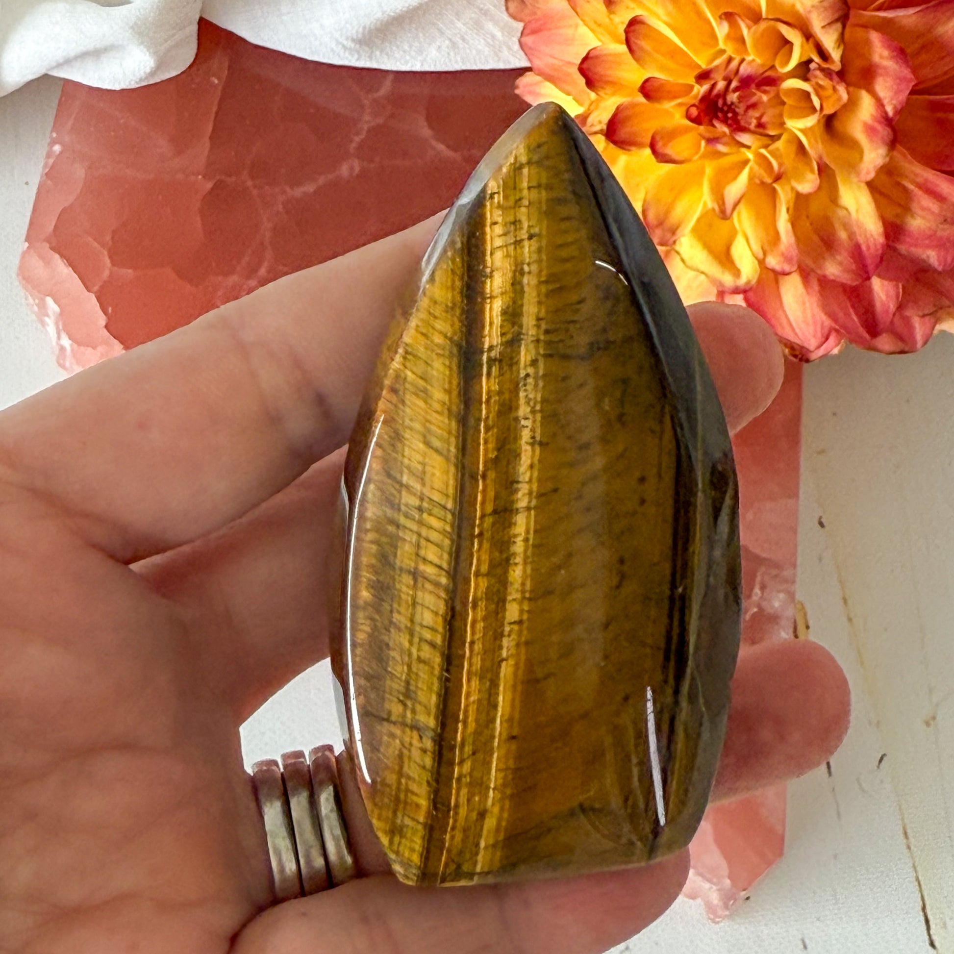 Tigers Eye Flame #1237-Happily Zen