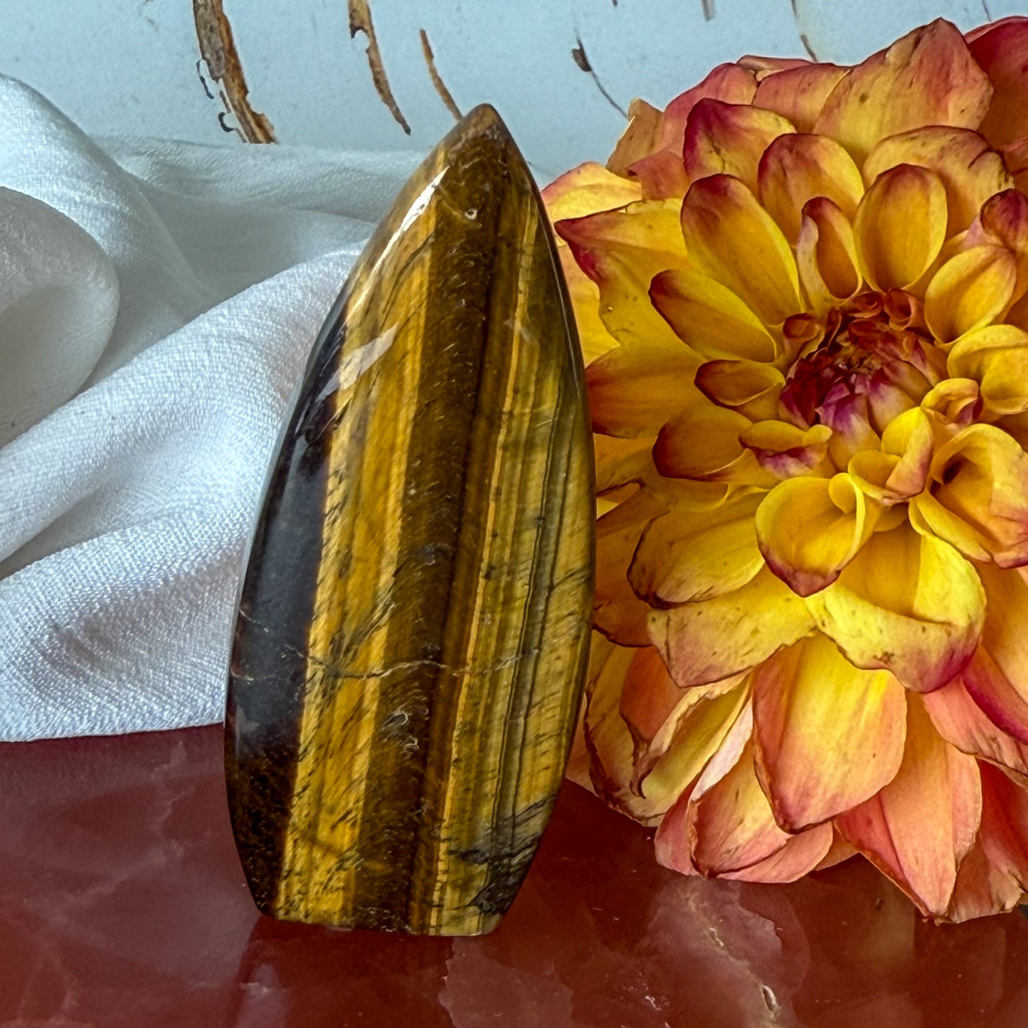 Tigers Eye Flame #1239-Happily Zen