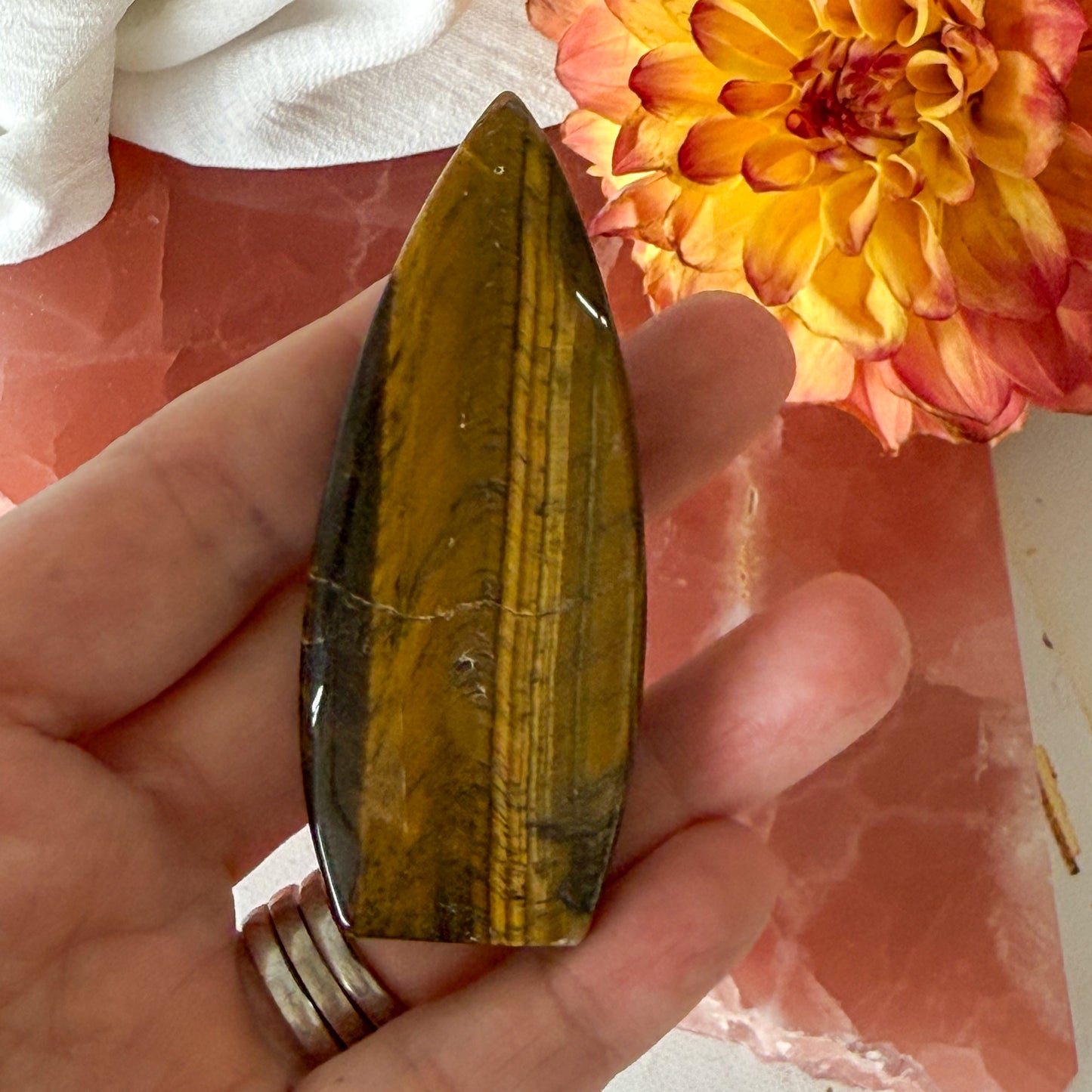 Tigers Eye Flame #1239-Happily Zen