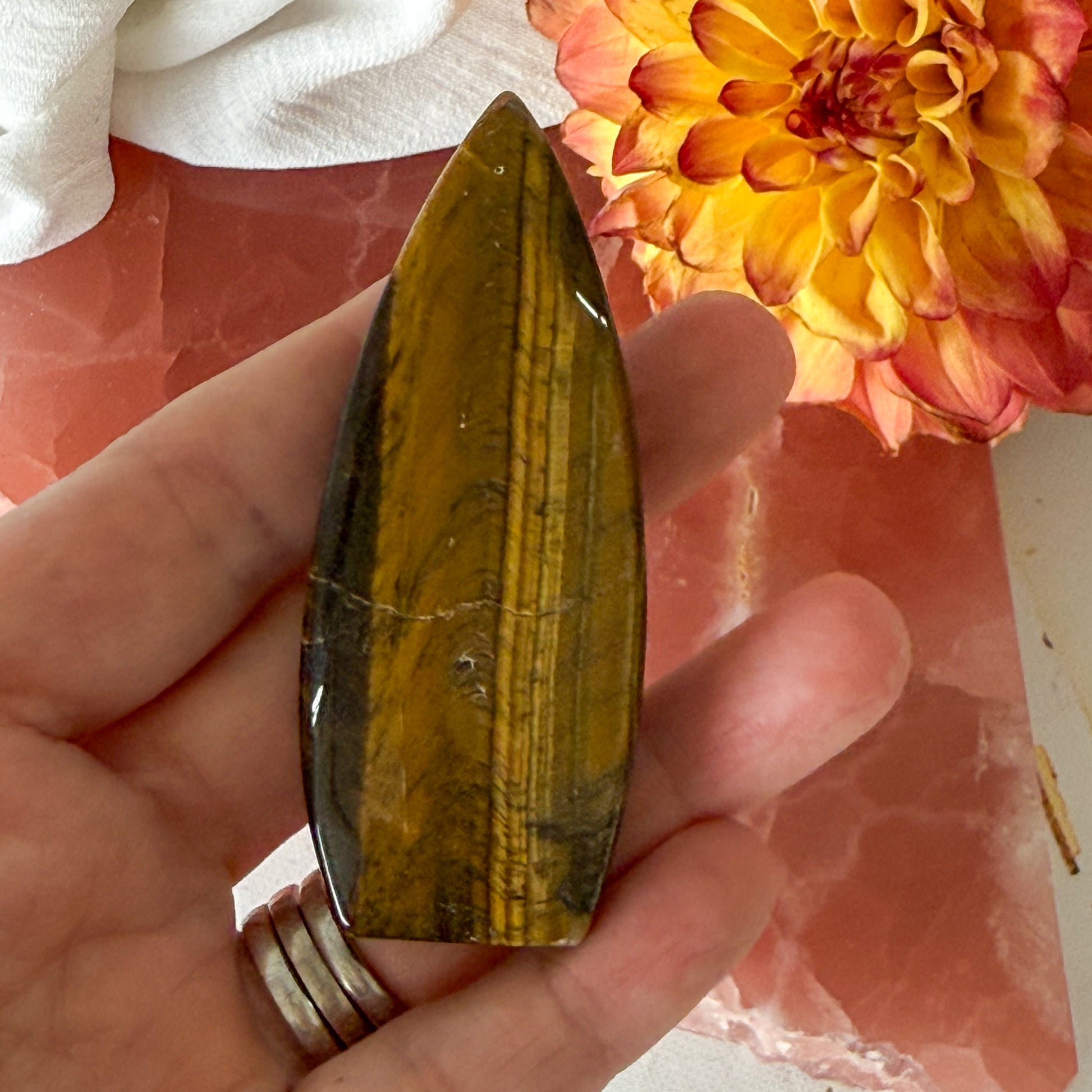 Tigers Eye Flame #1239-Happily Zen