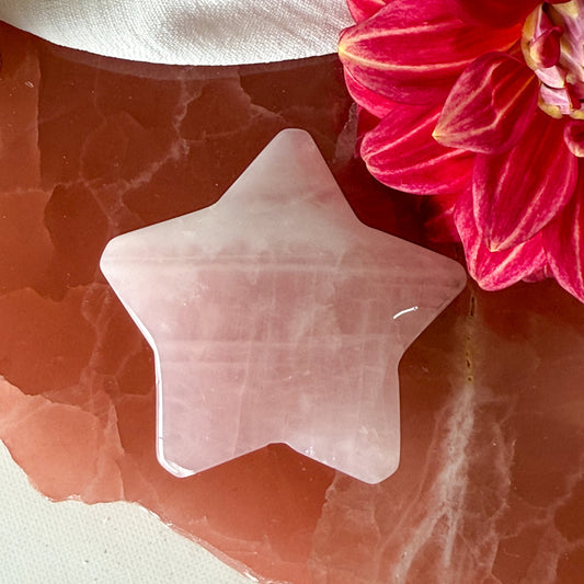 Rose Quartz Star #1115-Happily Zen