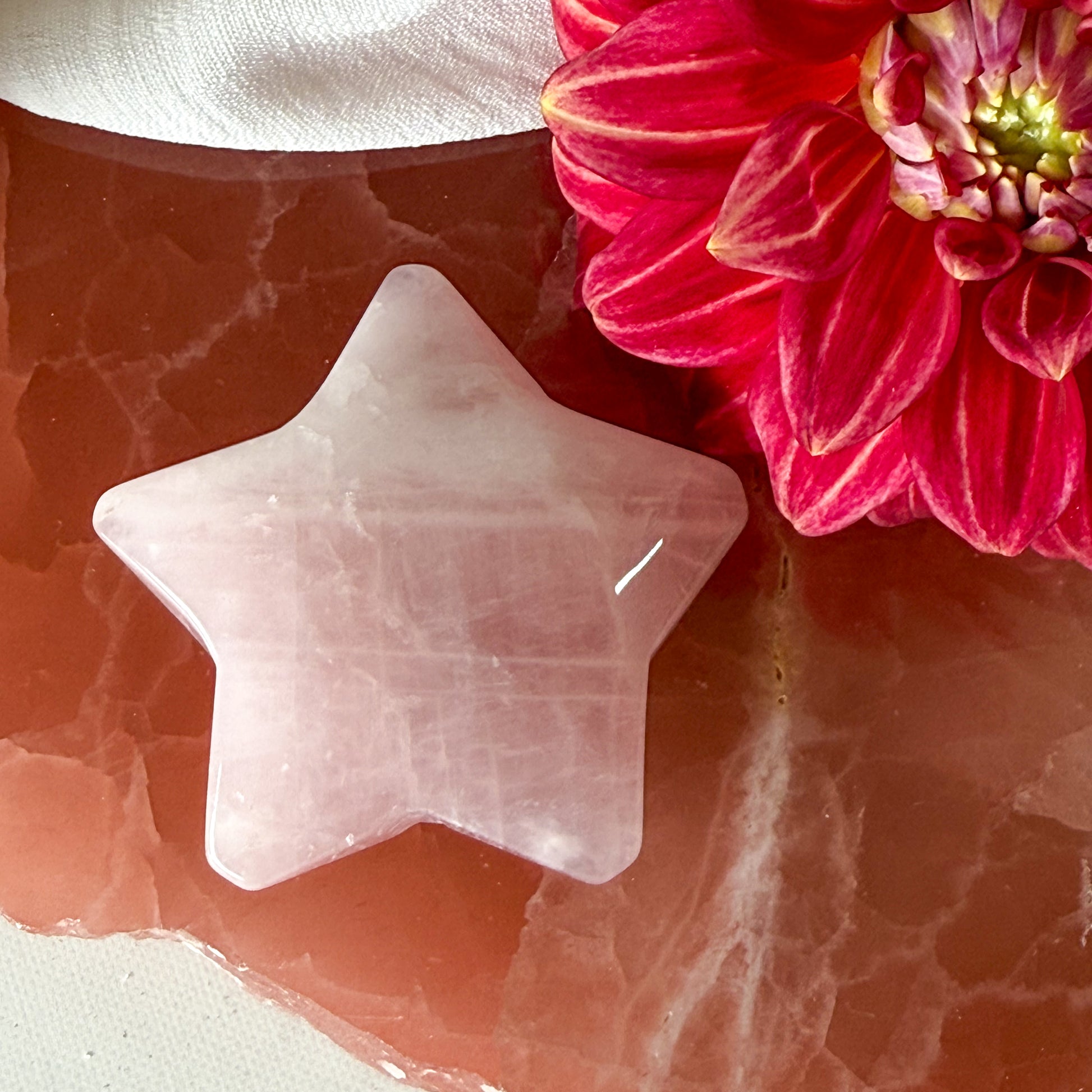 Rose Quartz Star #1115-Happily Zen