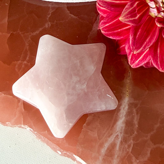 Rose Quartz Star #1119