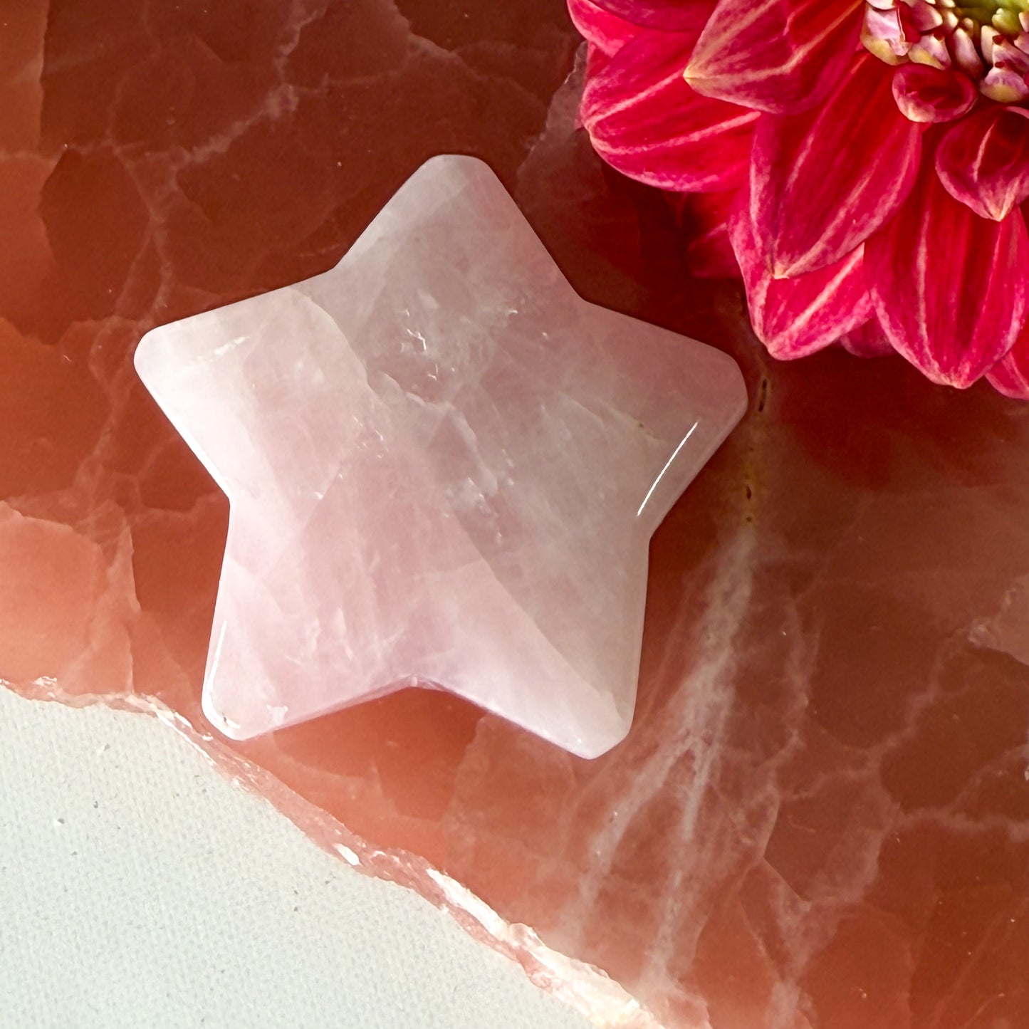 Rose Quartz Star #1119