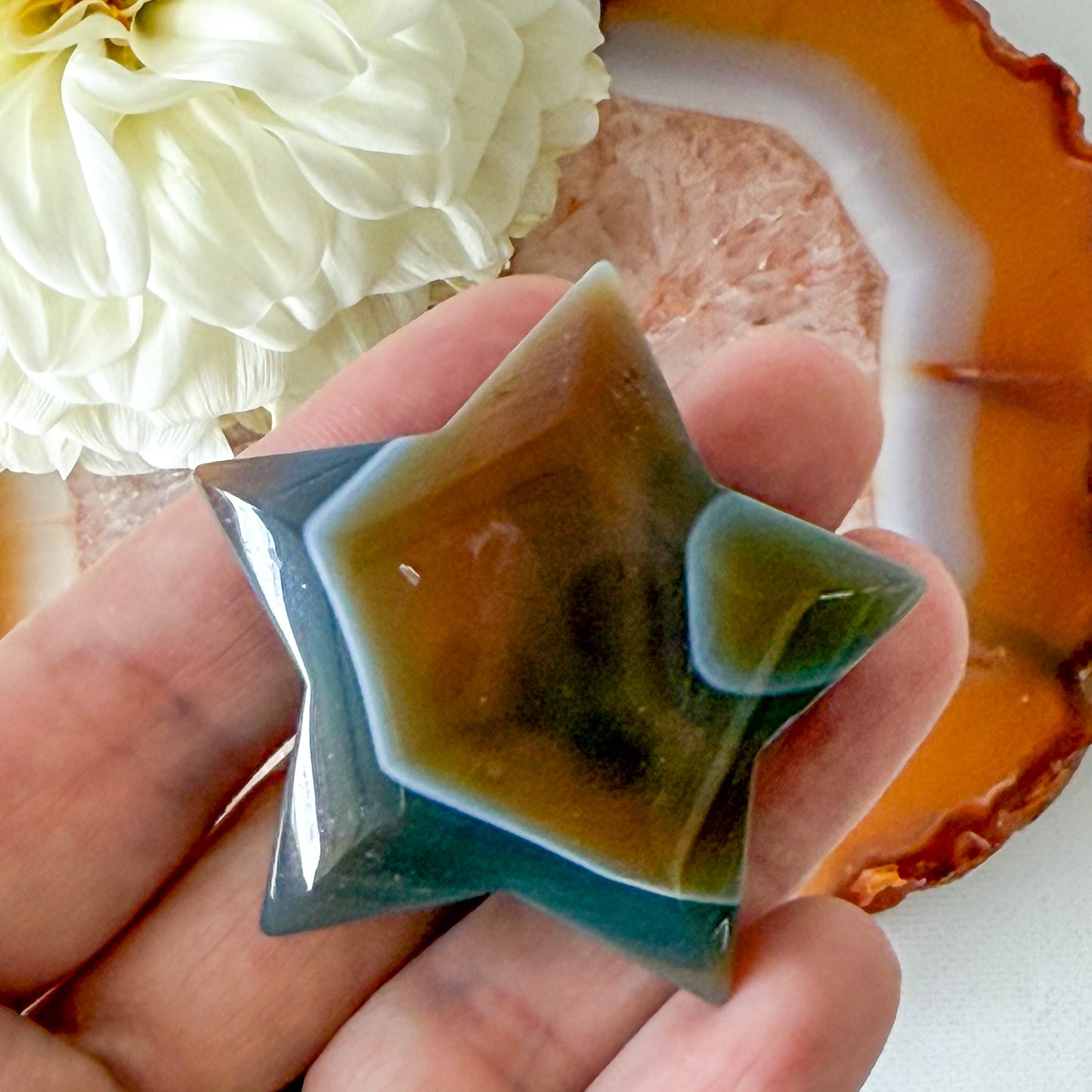 Red Agate Star #1189