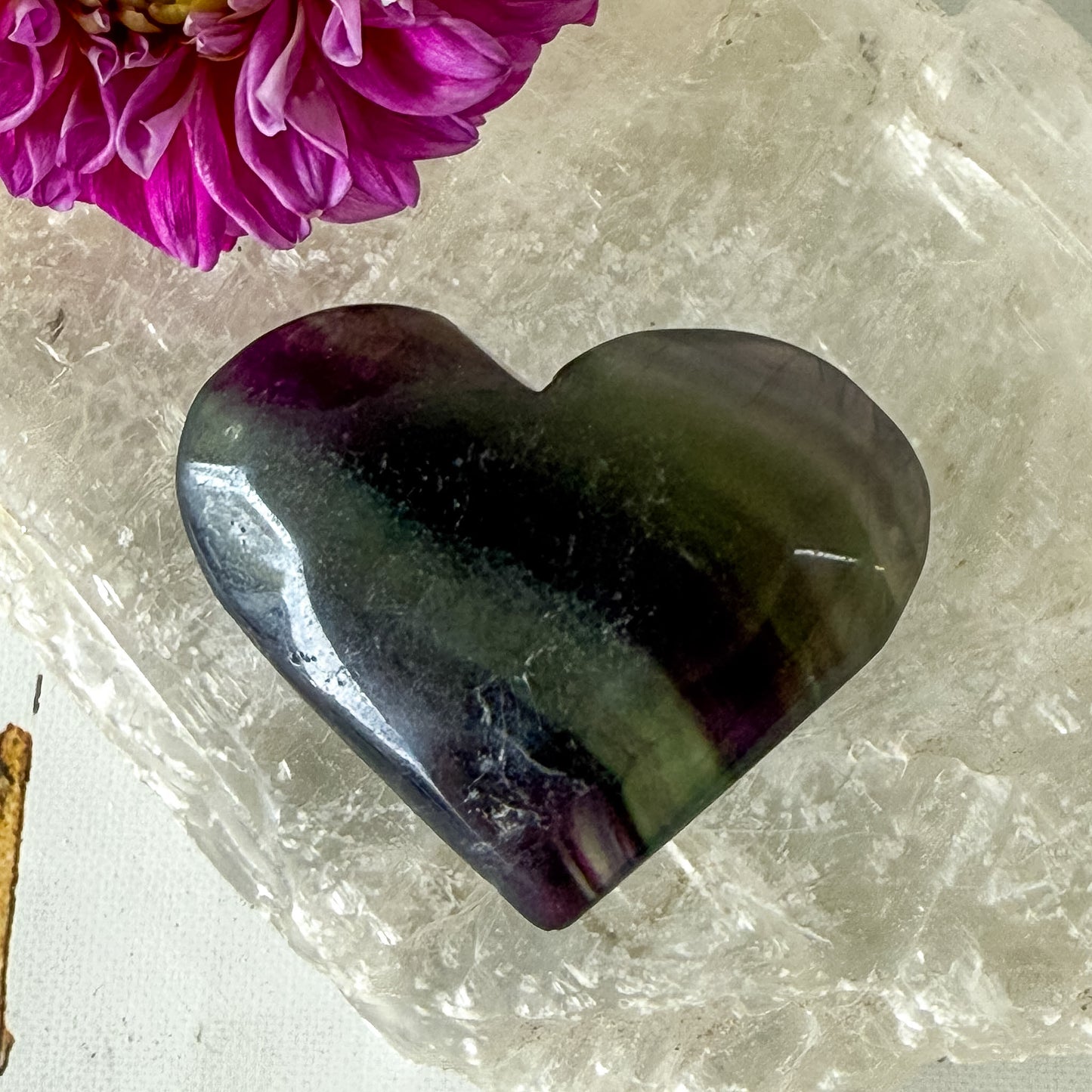 Fluorite Heart #1354
