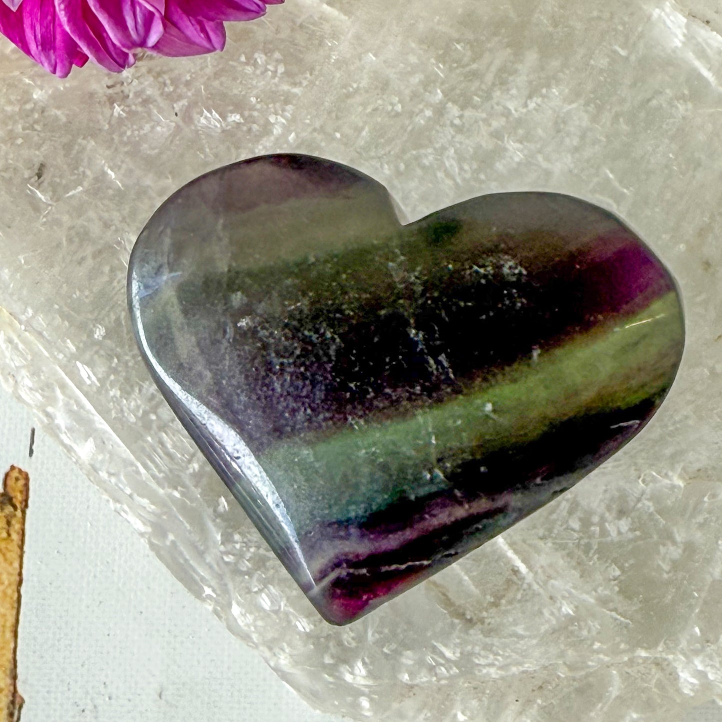 Fluorite Heart #1354