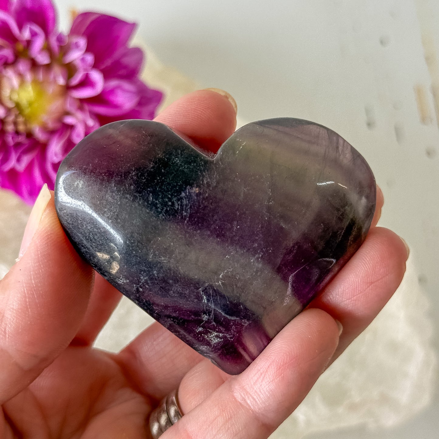 Fluorite Heart #1354