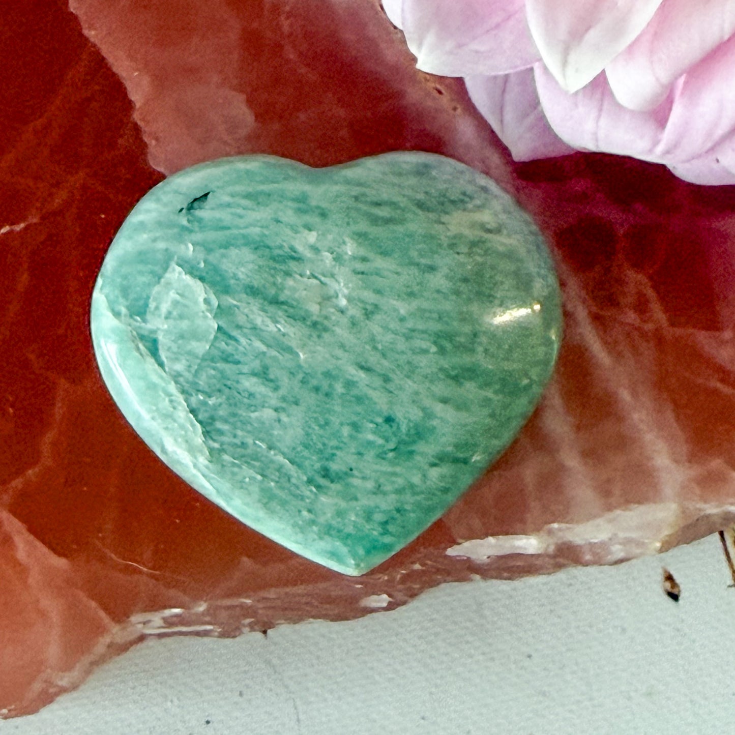 Amazonite Heart #1364