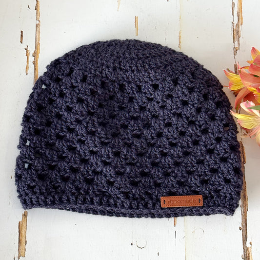 Pure Wool Beanie #1059-Happily Zen