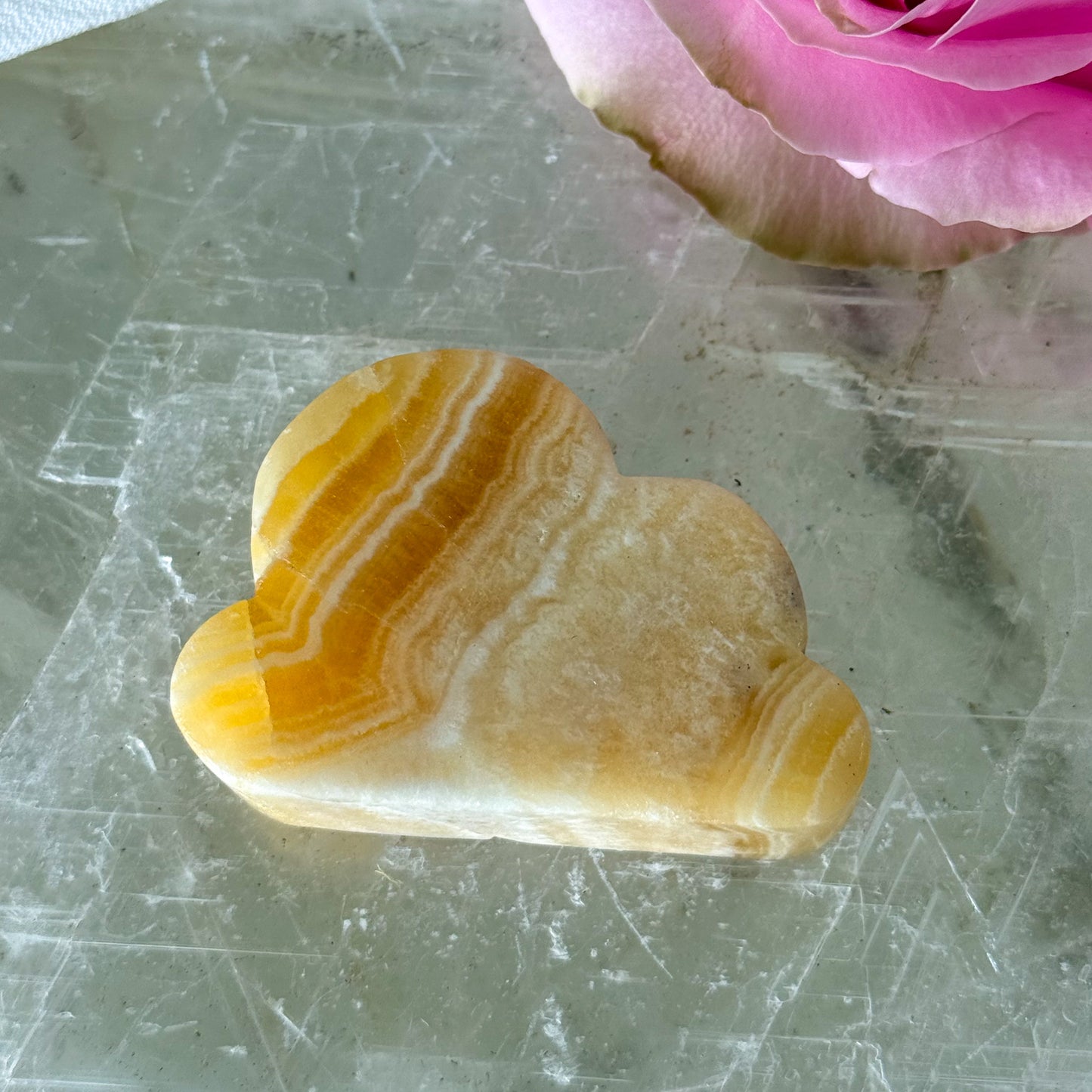 Orange Calcite Cloud #1372