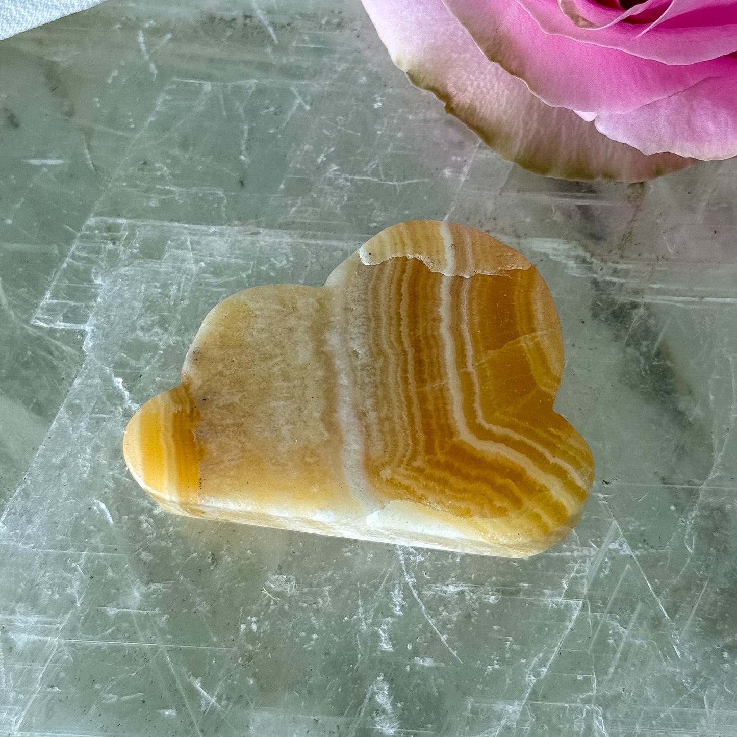 Orange Calcite Cloud #1372