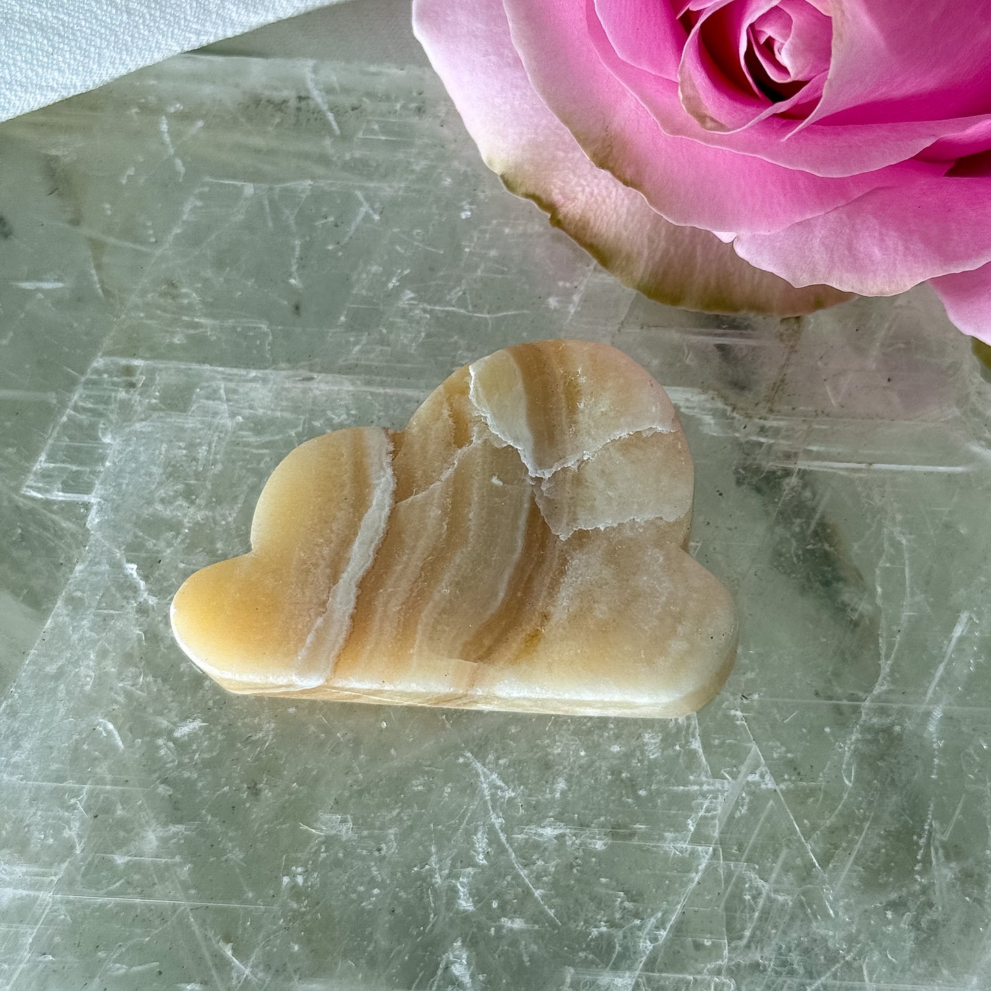 Orange Calcite Cloud #1373