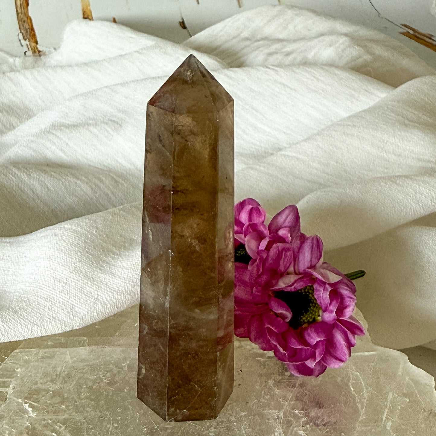 Smokey Quartz Tower #1345