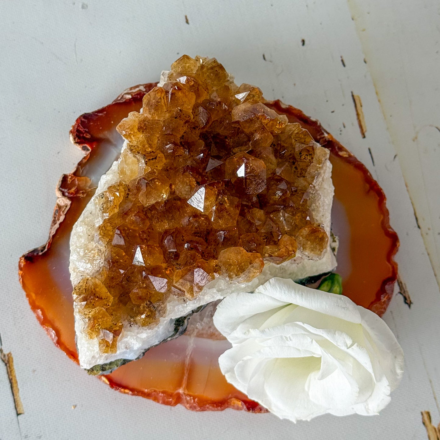 Citrine Cluster #1264