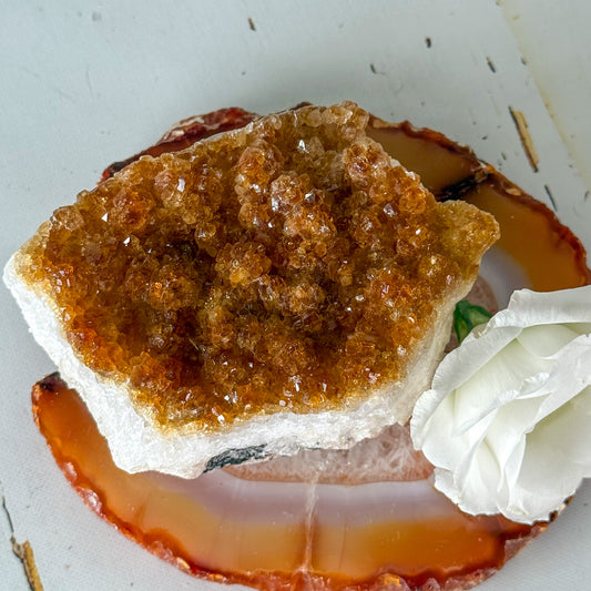 Citrine Cluster #1266