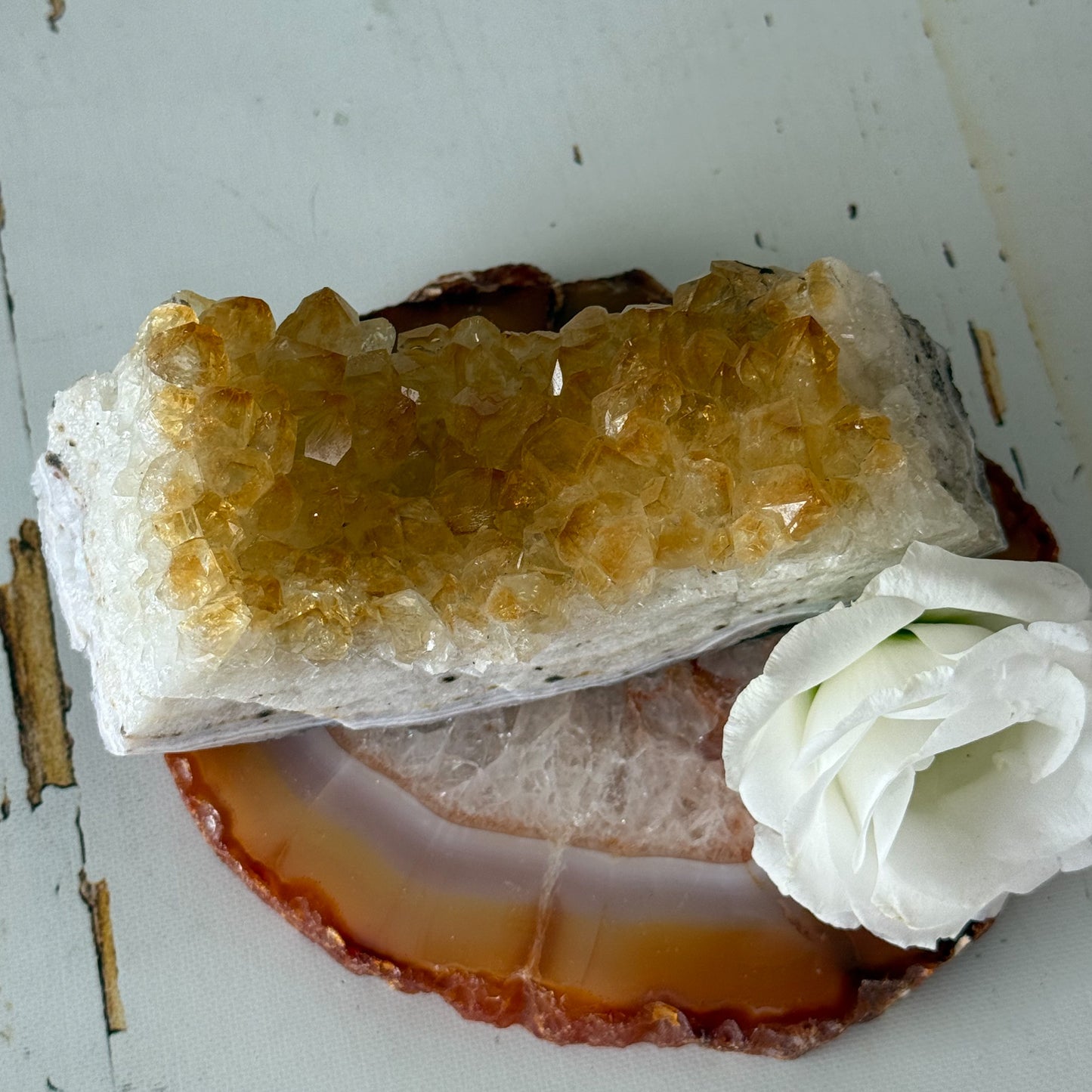 Citrine Cluster #1267