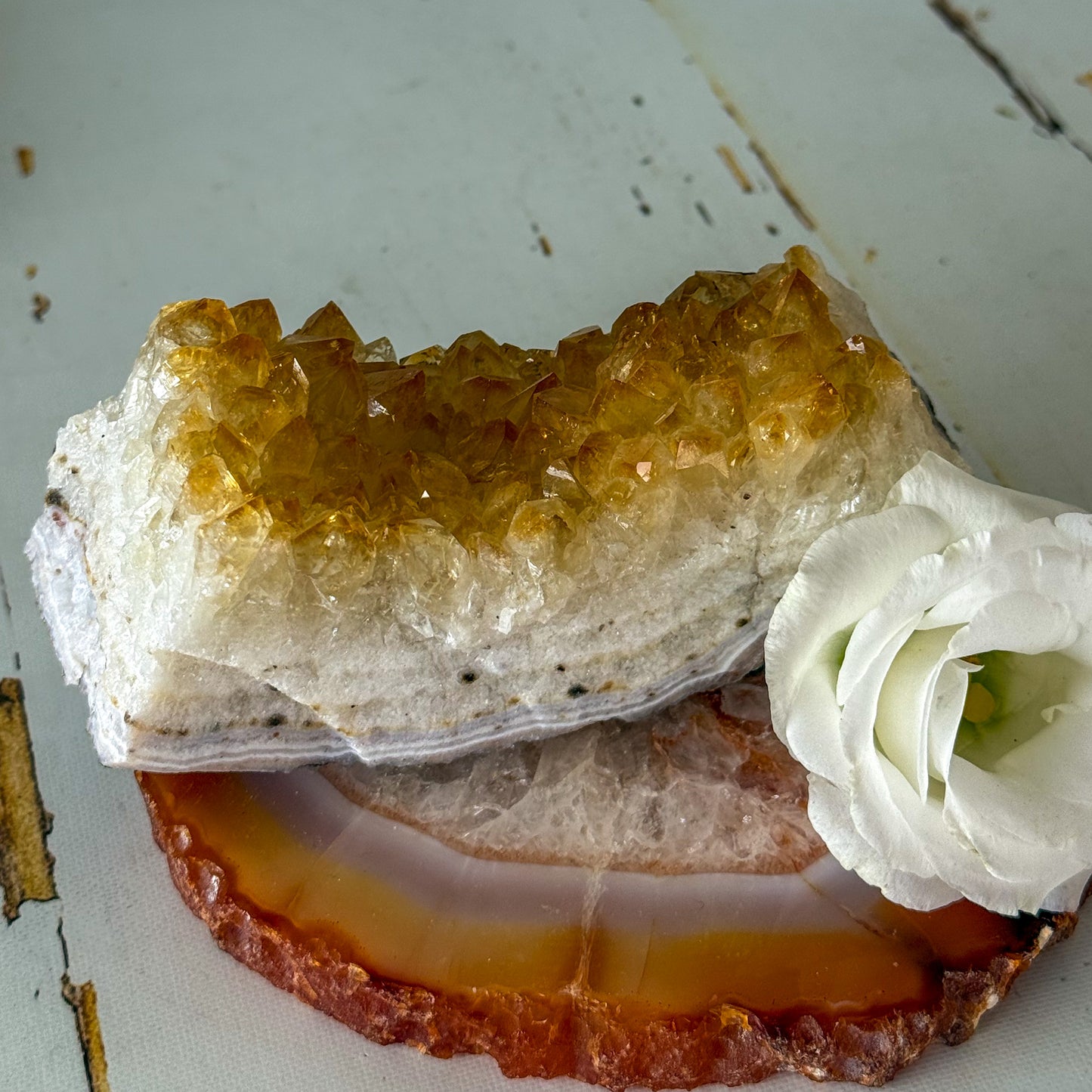 Citrine Cluster #1267