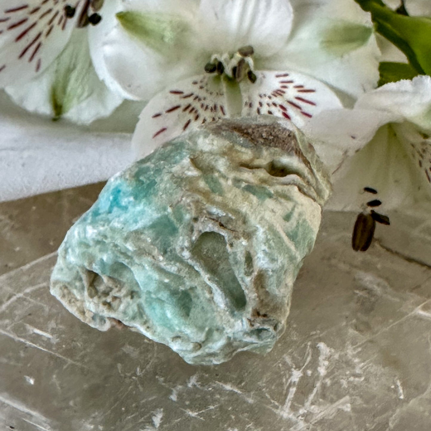 Raw Blue Aragonite #1040