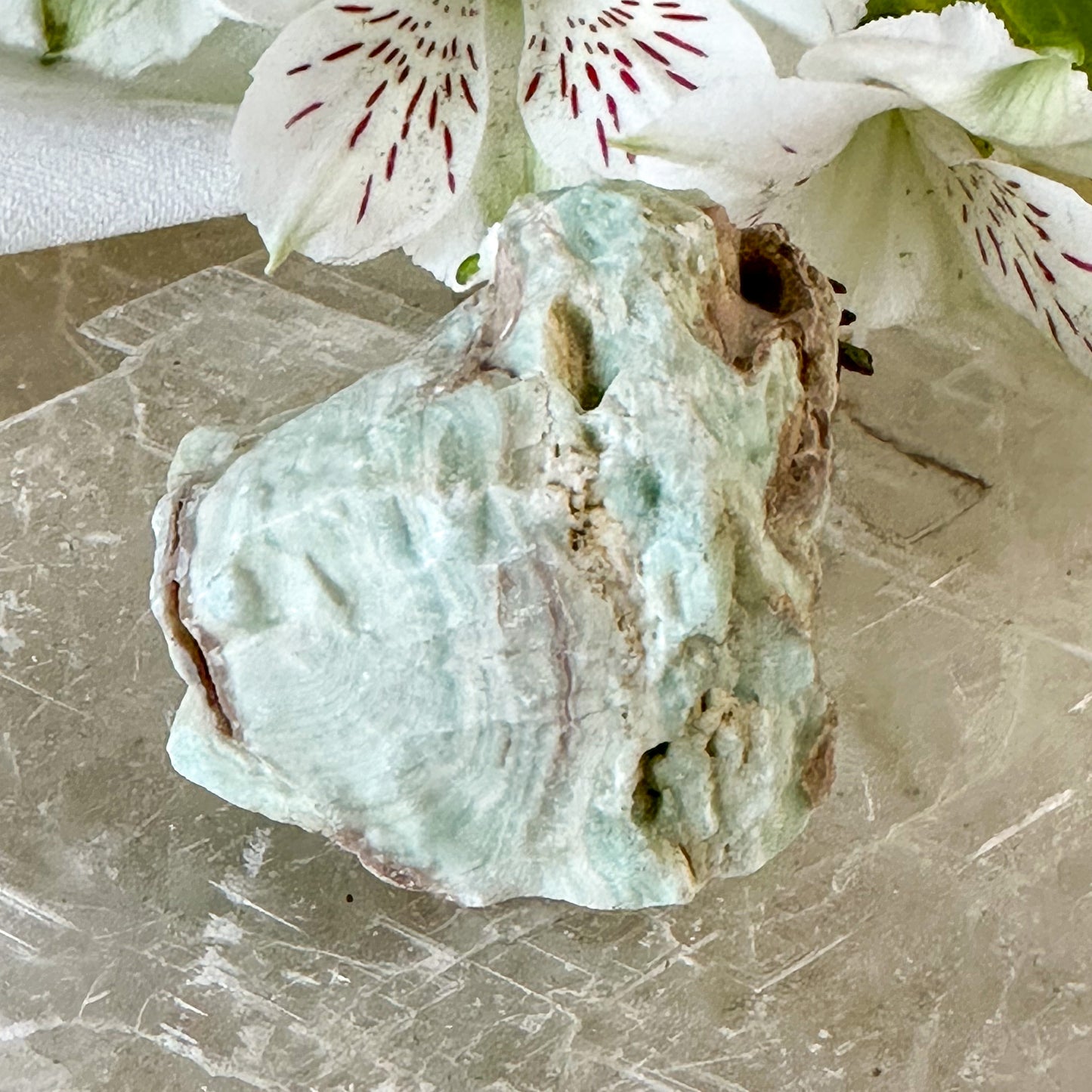 Raw Blue Aragonite #1041