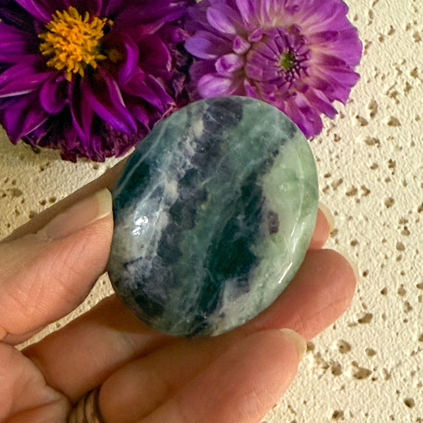 Fluorite Worry Stone #1328