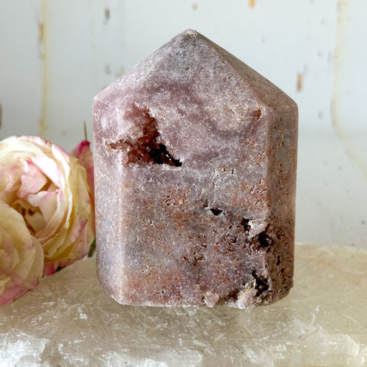 Pink Amethyst Point #1028