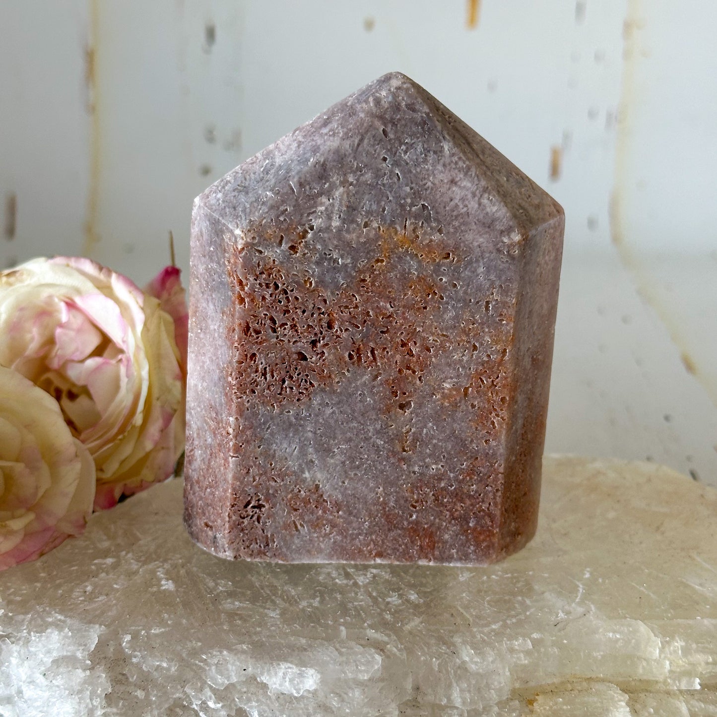 Pink Amethyst Point #1028