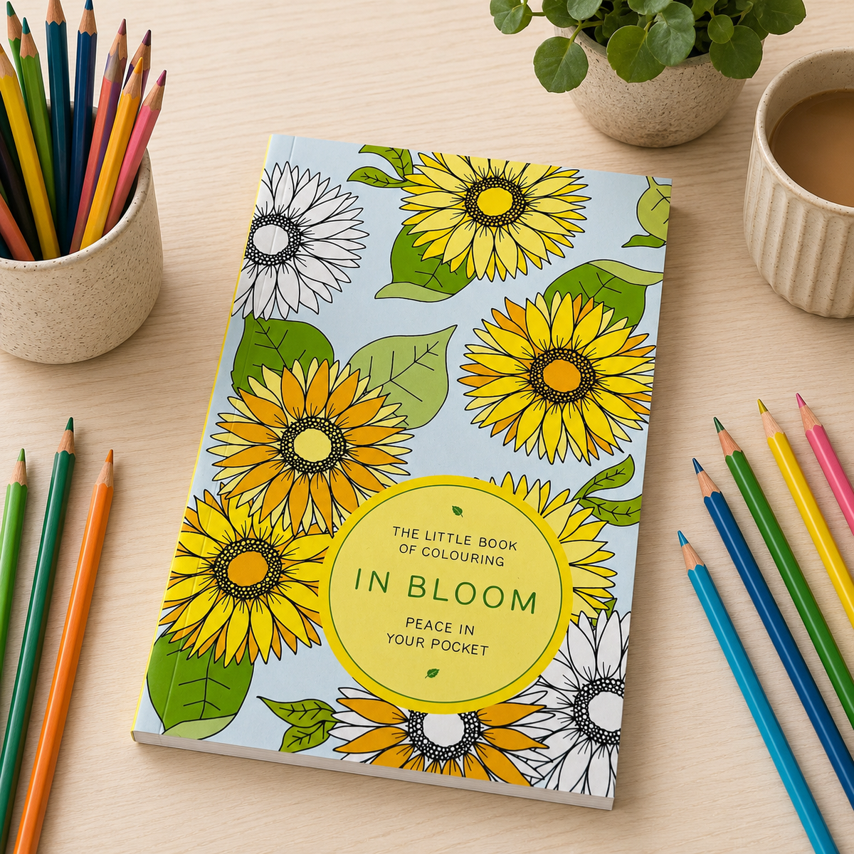 In Bloom - The Little Book of Colouring #798-Happily Zen