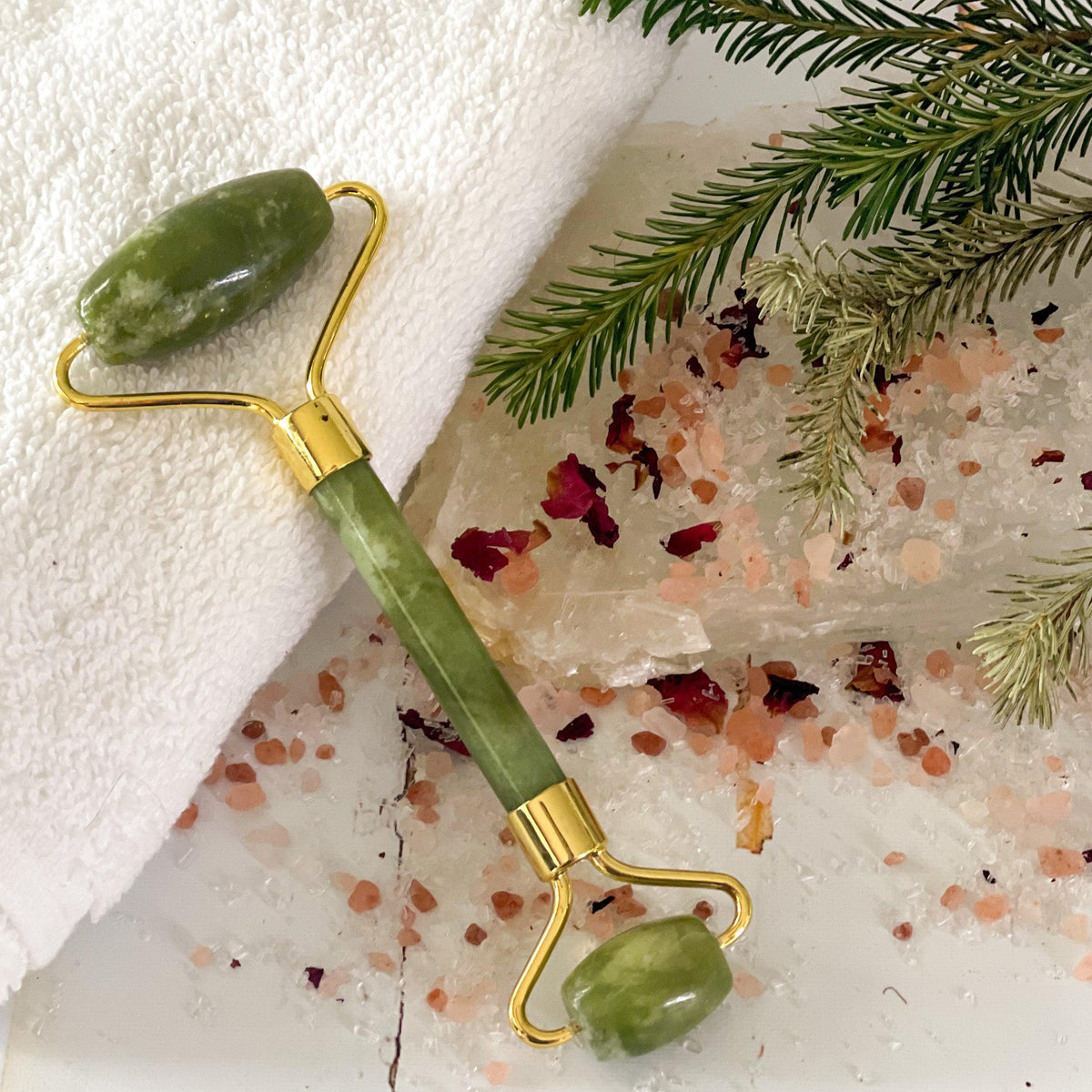 Jade Massage Roller-Happily Zen