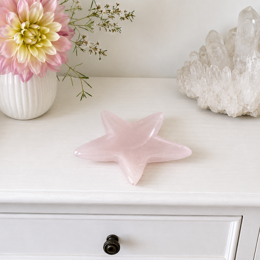 Mangano Calcite Star Dish #843-Happily Zen
