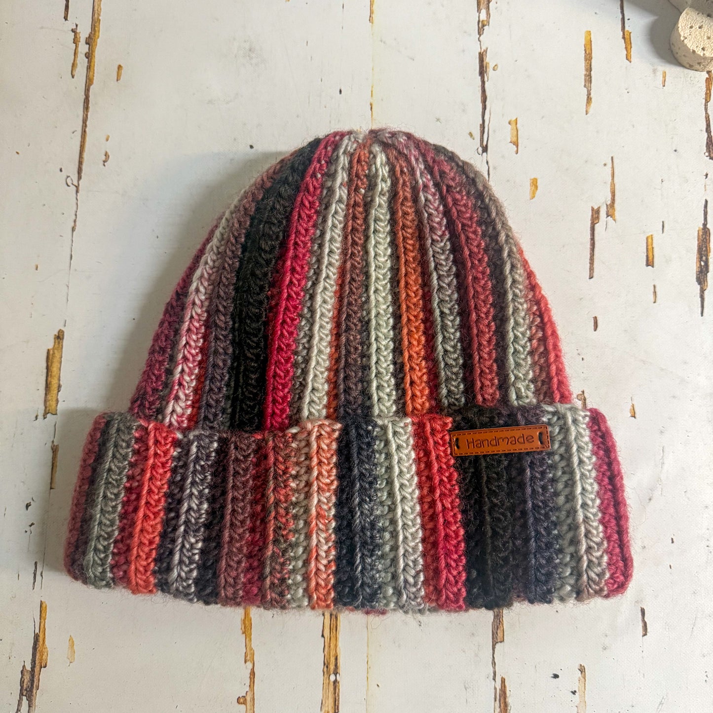 Pure Wool Beanie #1491-Happily Zen