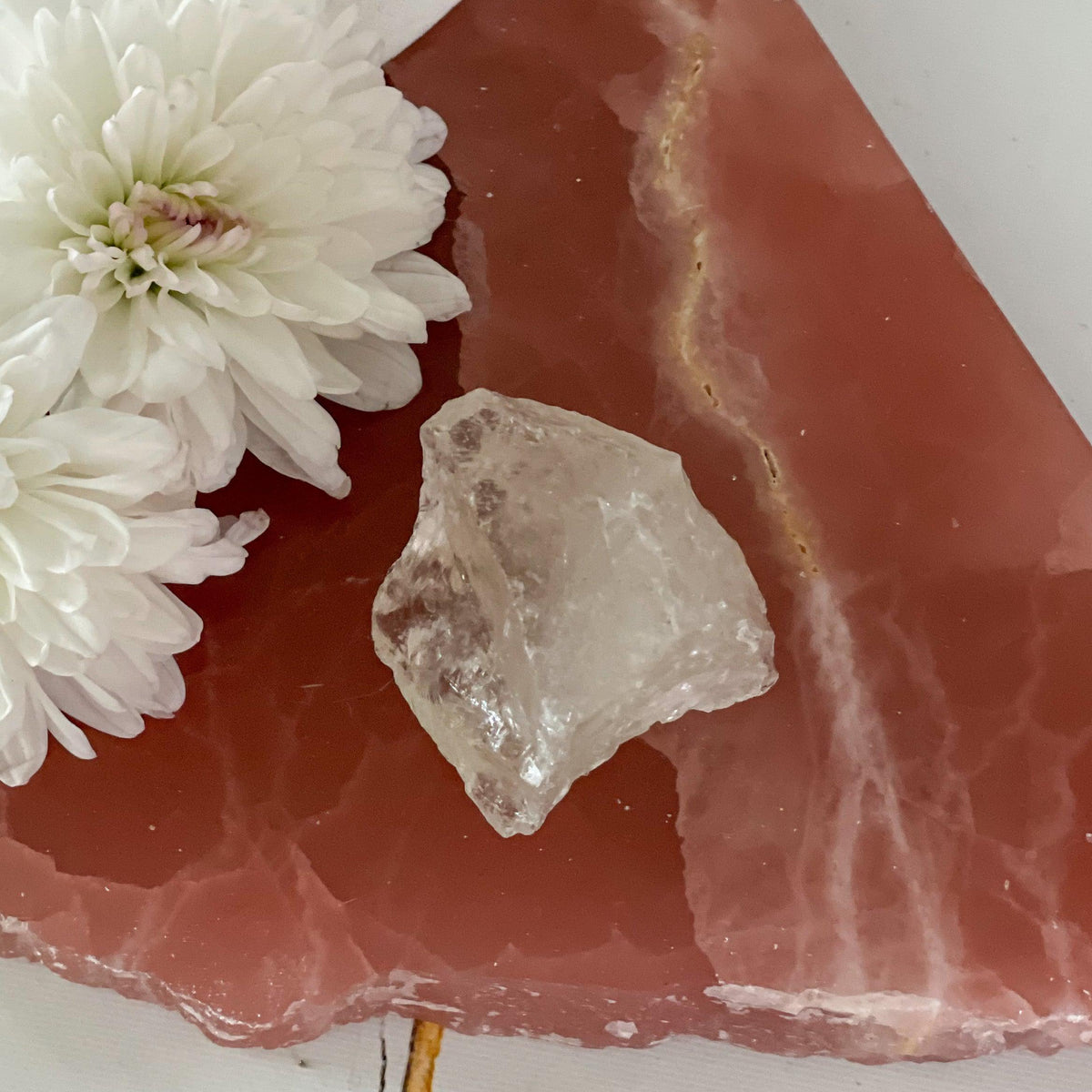 Raw Clear Quartz #367-Happily Zen