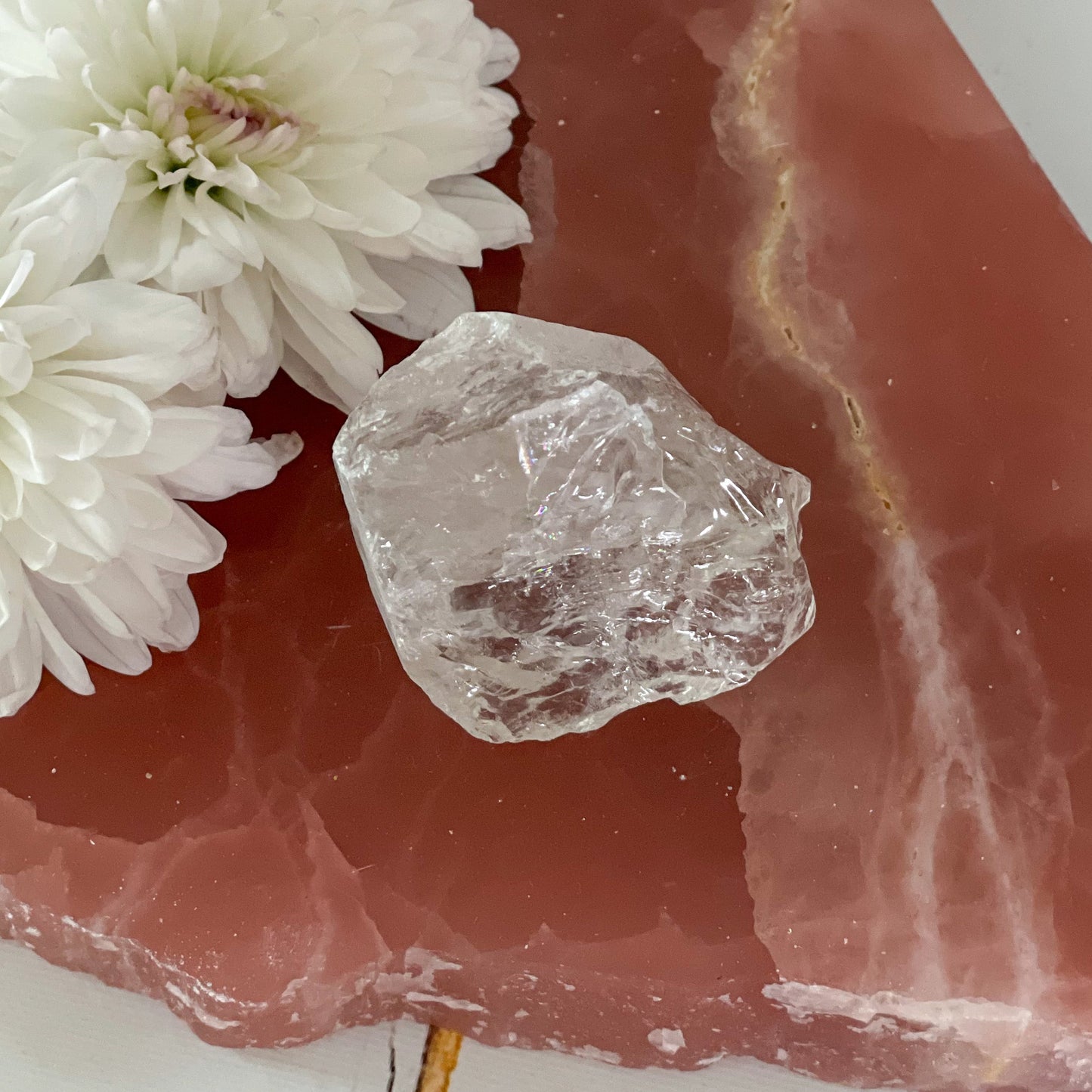 Raw Clear Quartz #371-Happily Zen