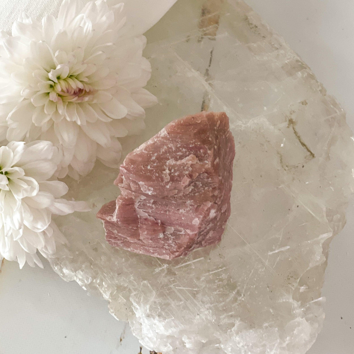 Raw Pink Jasper #355-Happily Zen