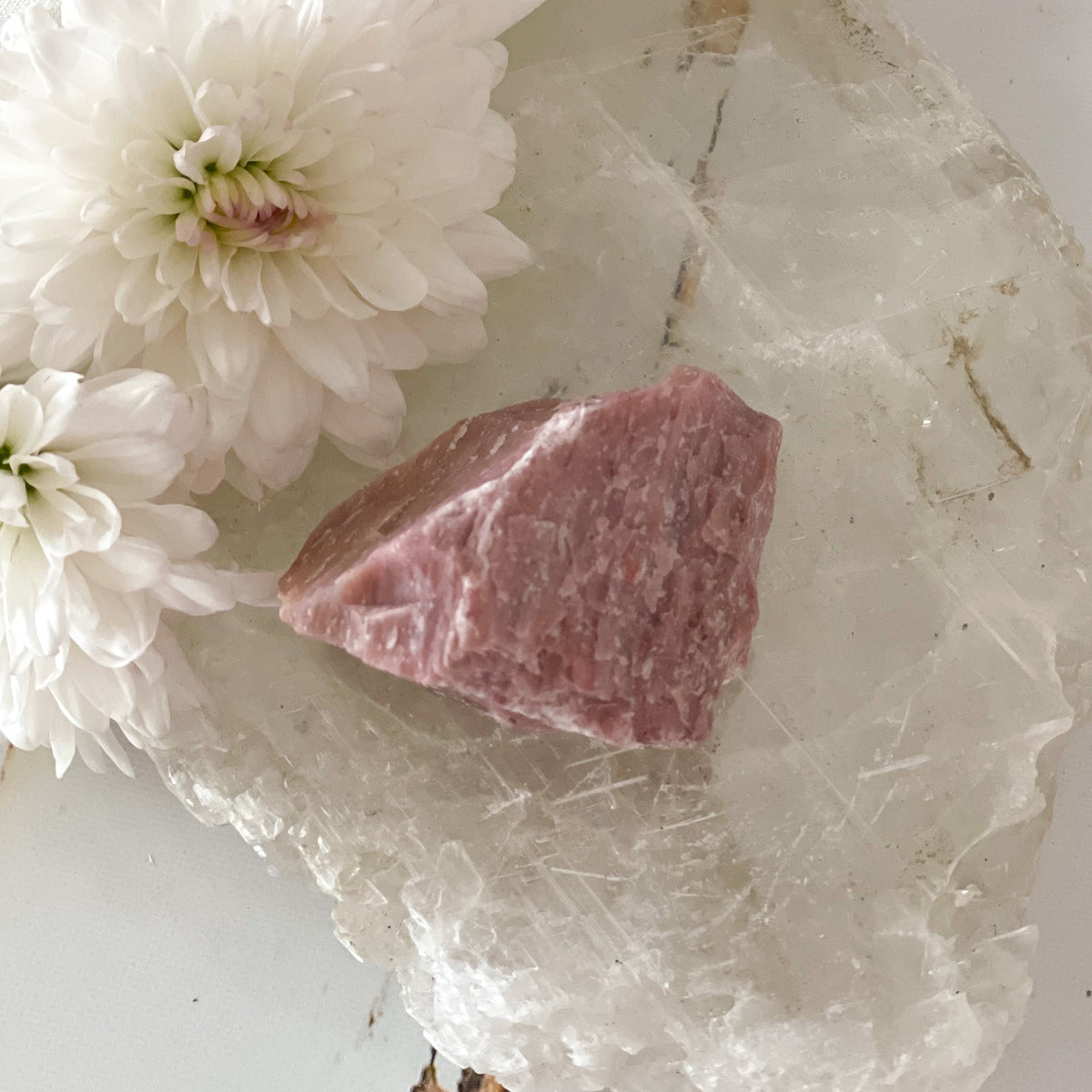 Raw Pink Jasper #355-Happily Zen