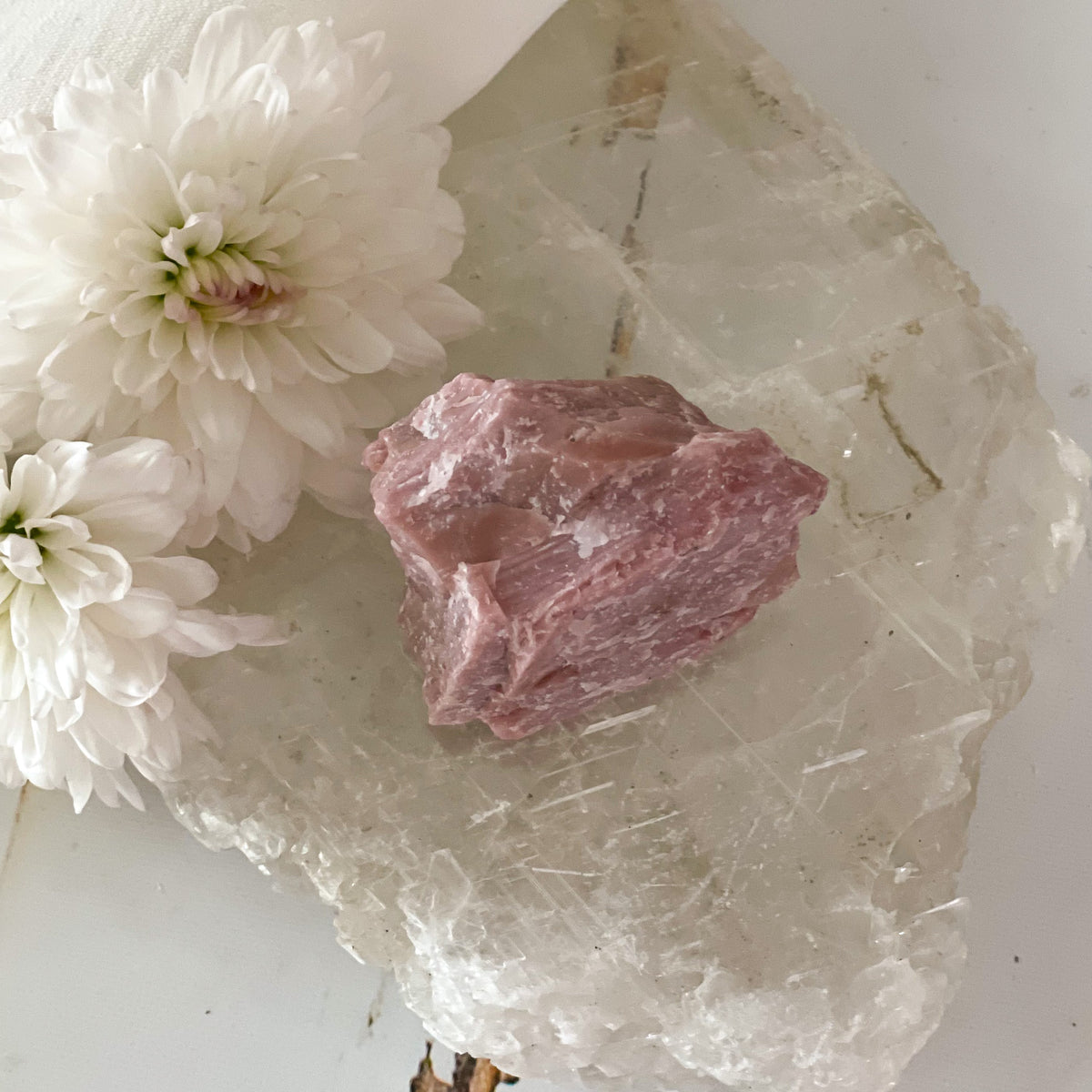 Raw Pink Jasper #357-Happily Zen