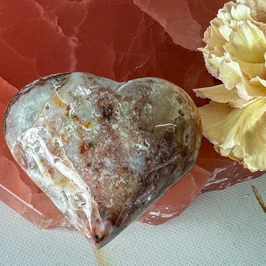 Rose Garden Jasper Heart #809-Happily Zen